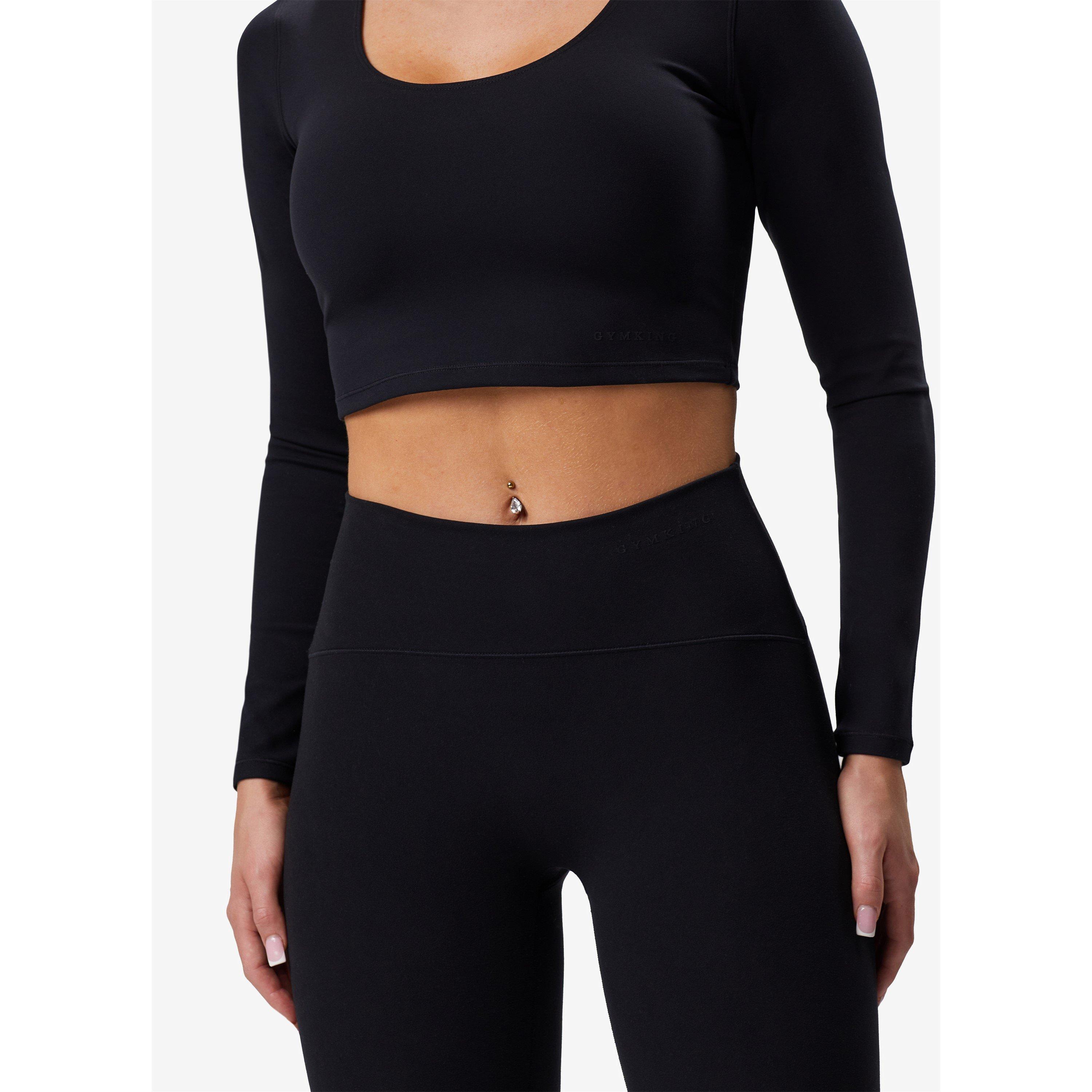 Black Luxe - Gym King - Womens Peach Luxe Long-Sleeve Performance Gym Top - 2