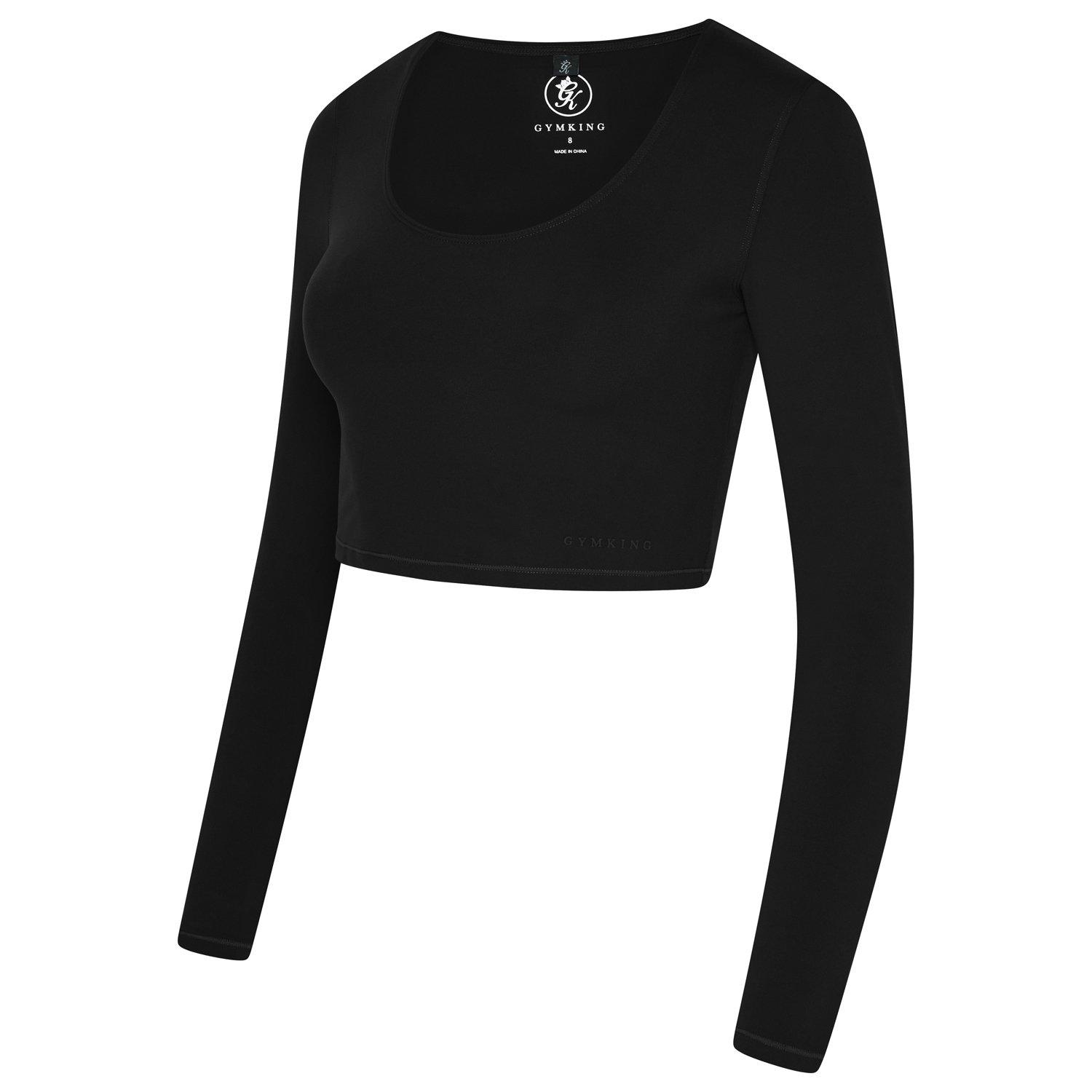 Black Luxe - Gym King - Womens Peach Luxe Long-Sleeve Performance Gym Top - 6
