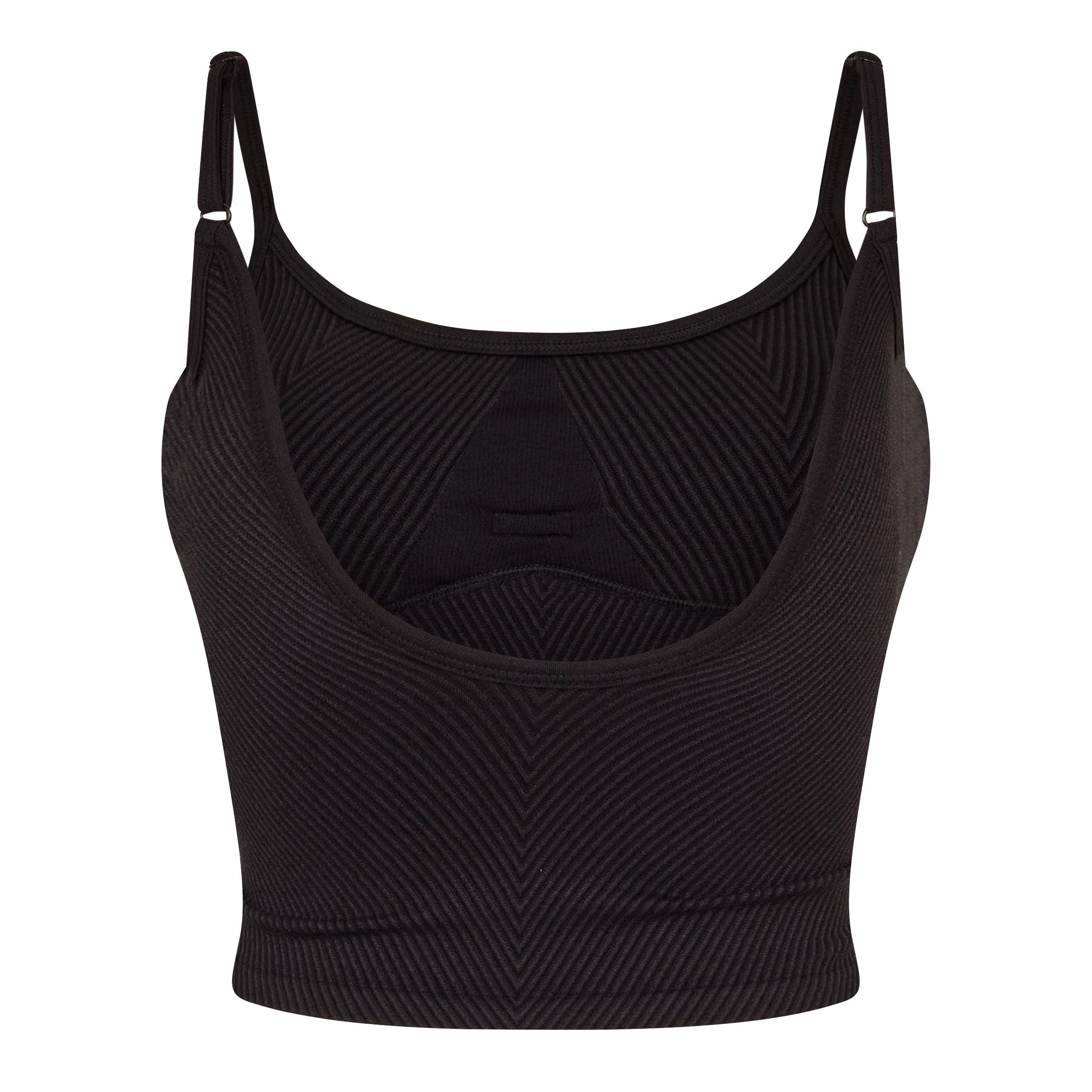 Shadow Black - TALA - TALA SCULPT SEAMLESS CONTRAST RIB VEST VINTAGE GREY - 2