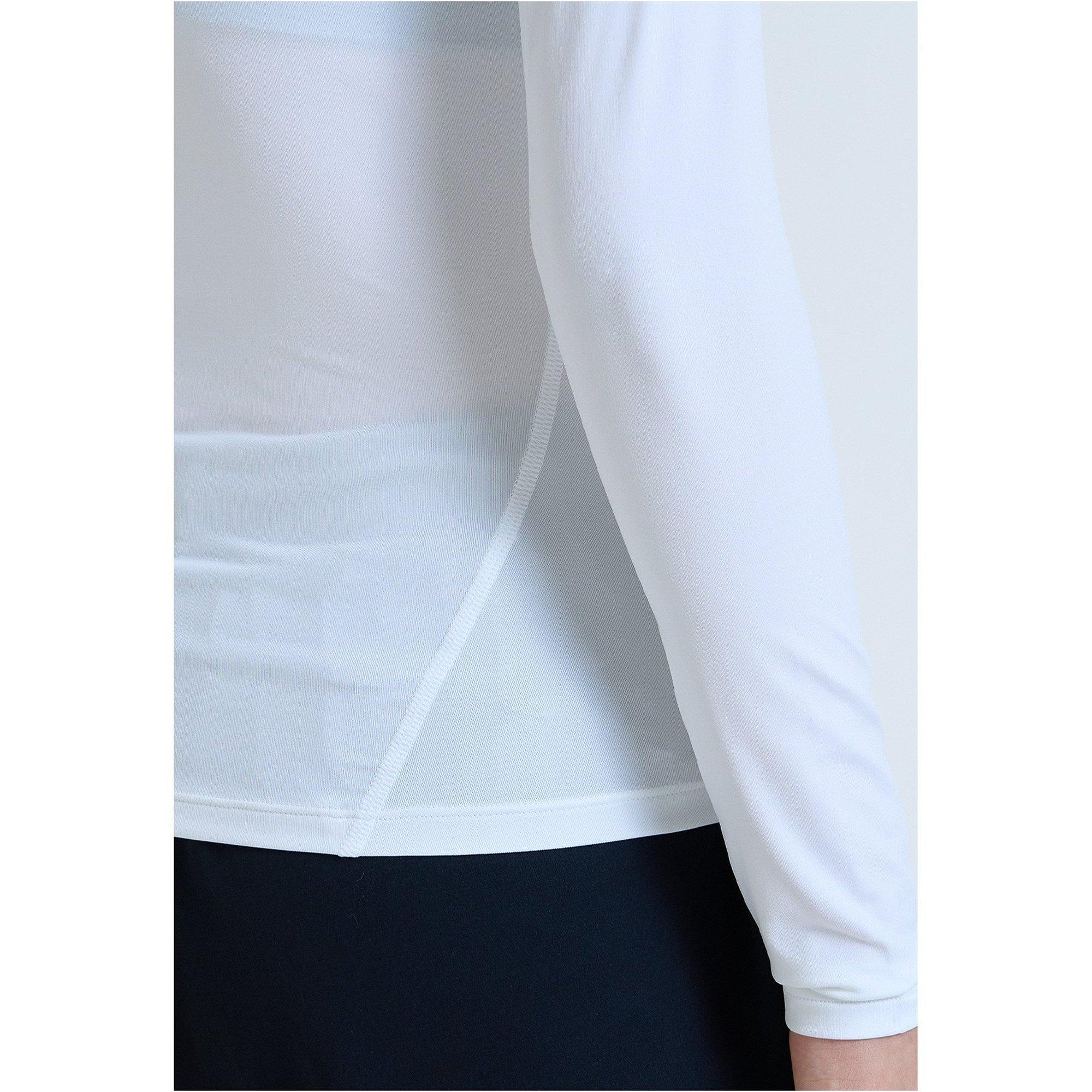 White - Under Armour - Hg Authentics Long-Sleeve Performance Gym Top - 11