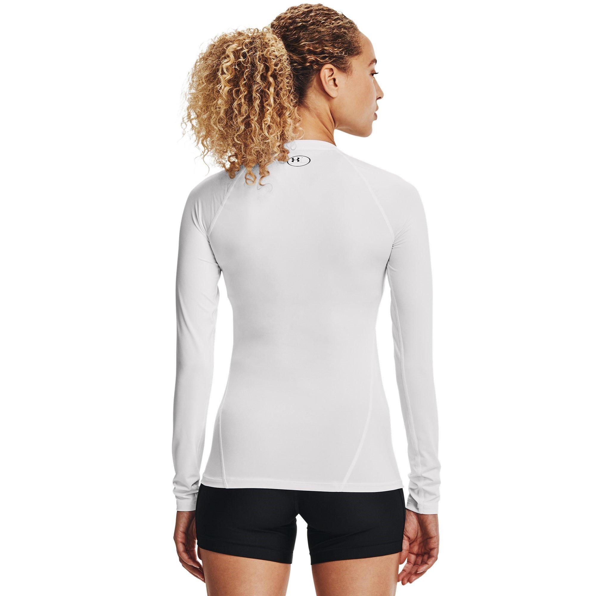 White - Under Armour - Hg Authentics Long-Sleeve Performance Gym Top - 4