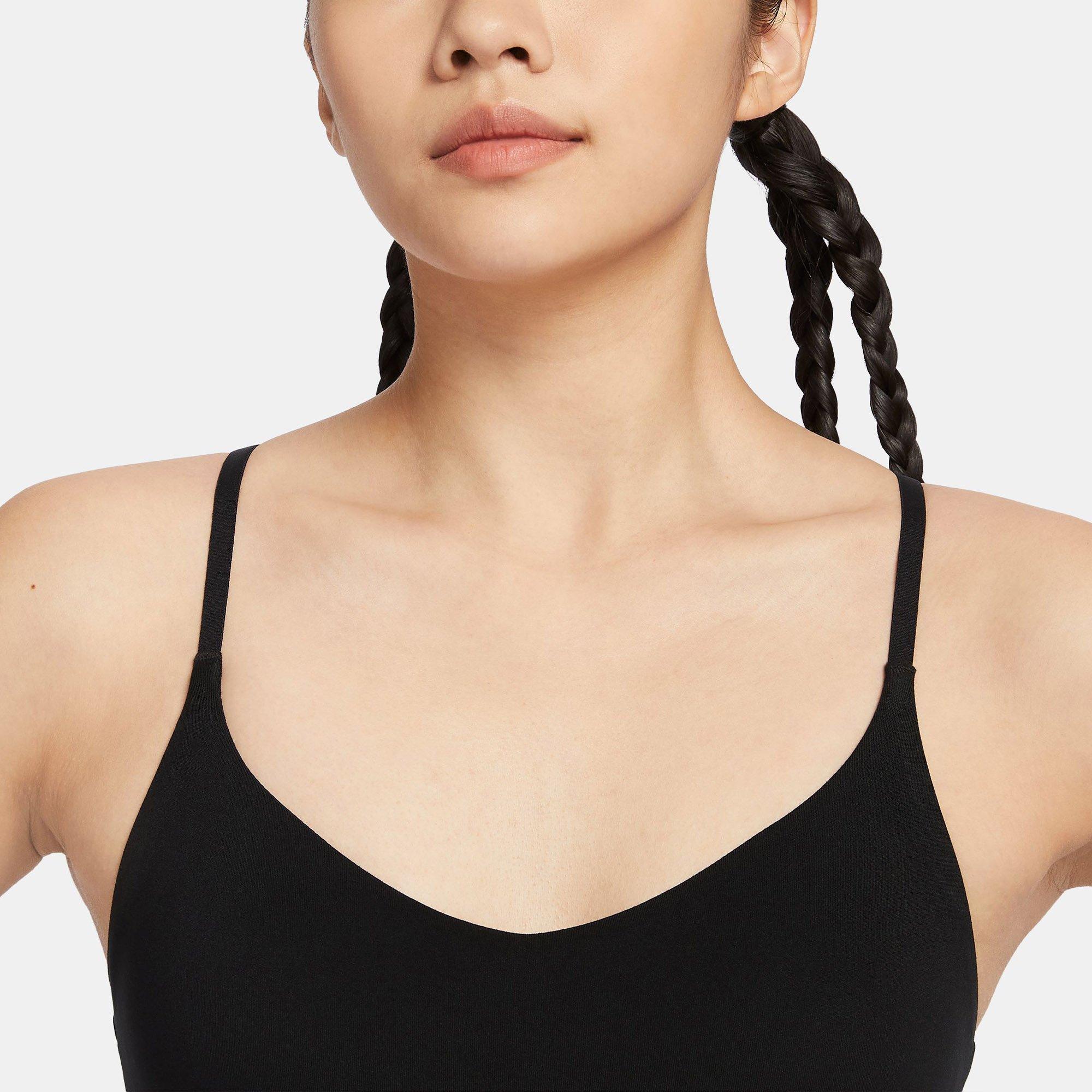 Black/Blk/White - Nike - Indy Womens Padded Light Support Sports Bra - 3