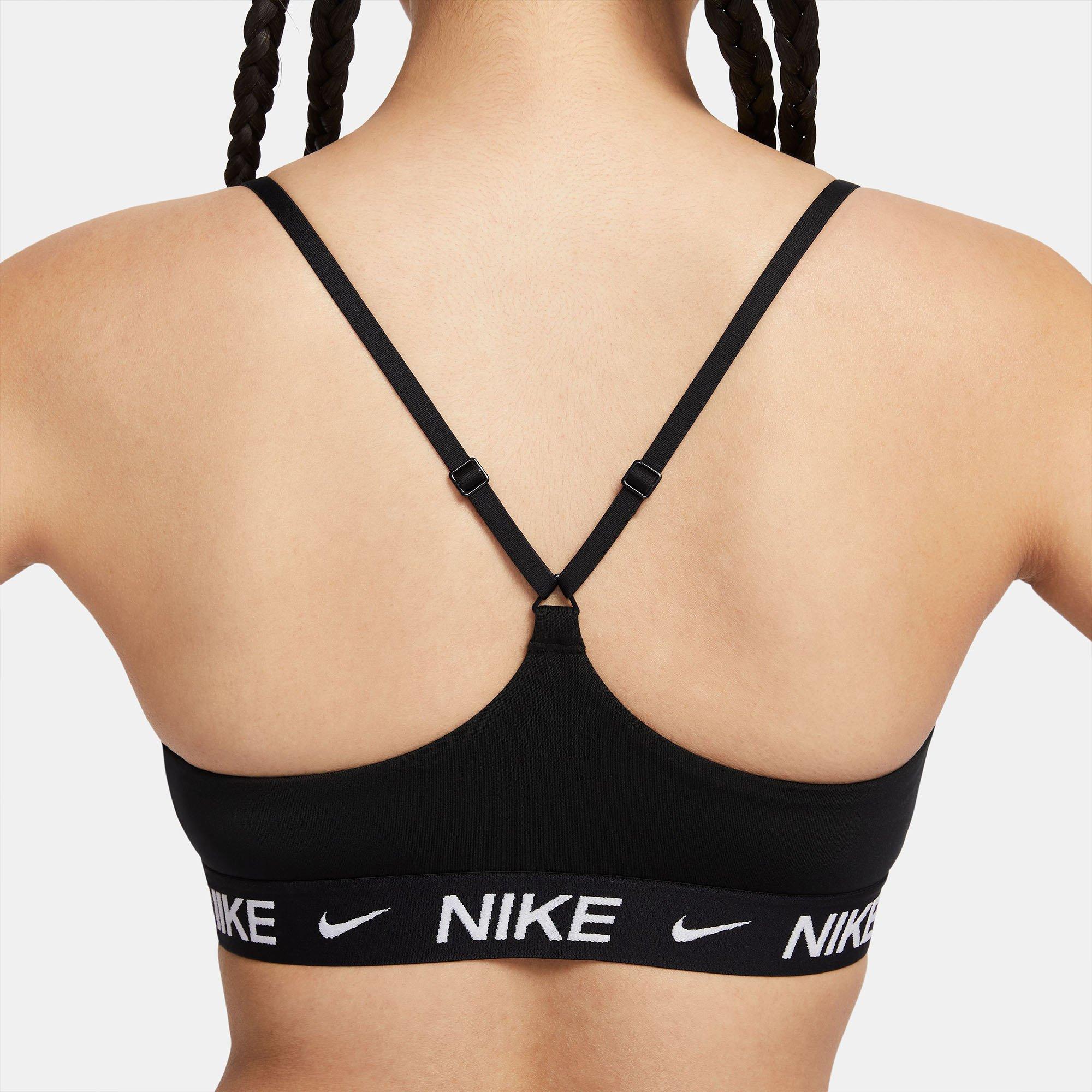 Black/Blk/White - Nike - Indy Womens Padded Light Support Sports Bra - 6