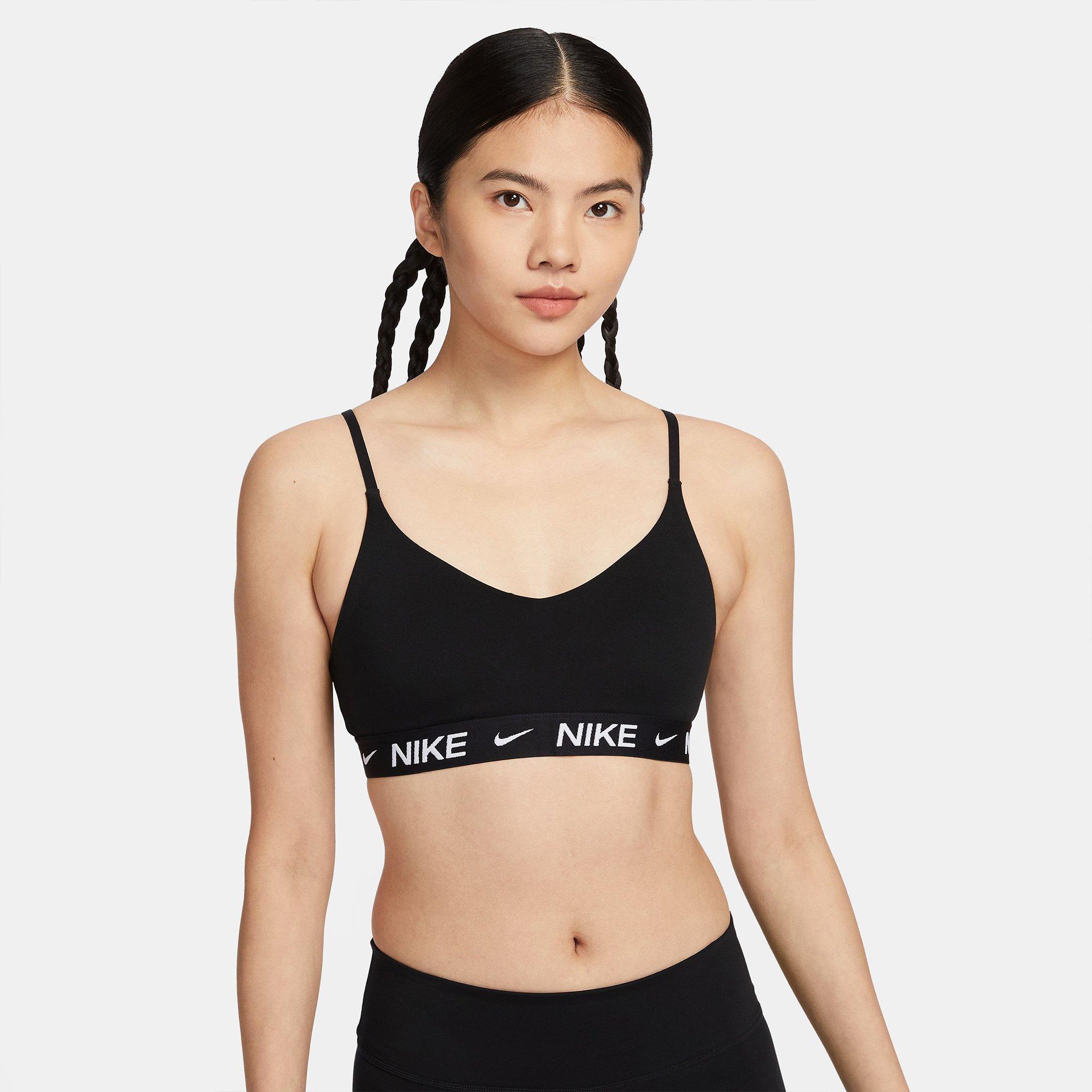 Black/Blk/White - Nike - Indy Womens Padded Light Support Sports Bra - 7