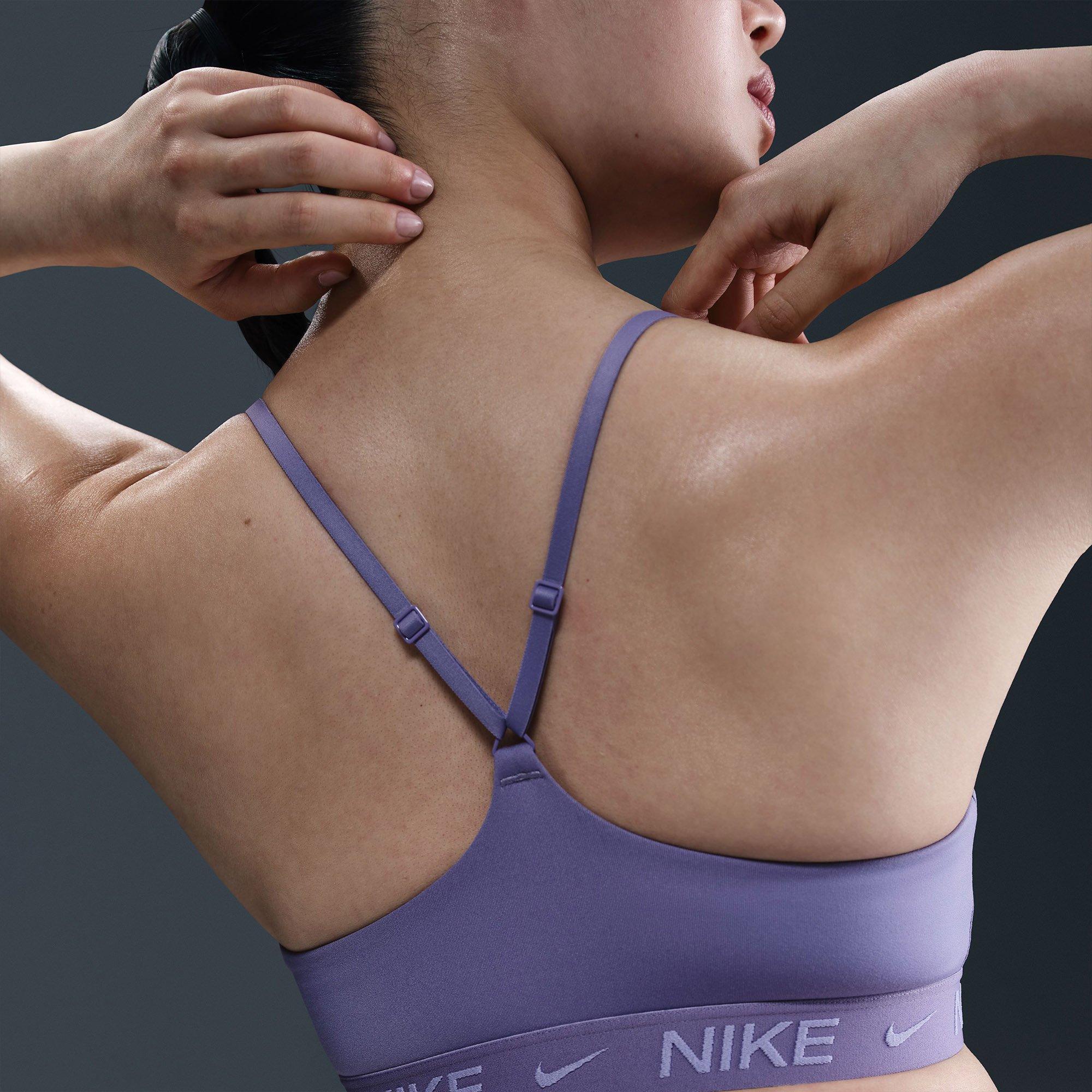 Dust Amethyst - Nike - Indy Womens Padded Light Support Sports Bra - 3