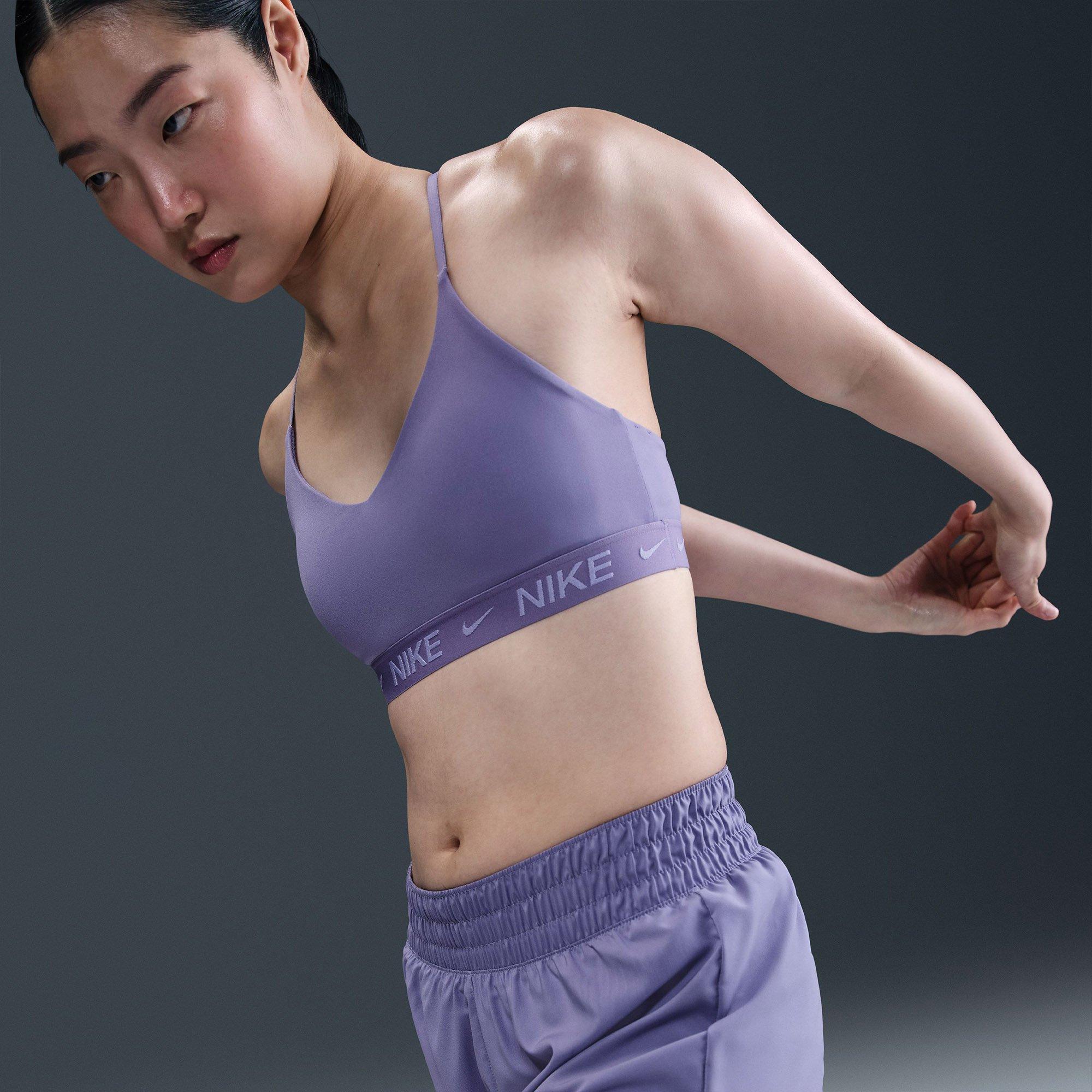 Dust Amethyst - Nike - Indy Womens Padded Light Support Sports Bra - 4
