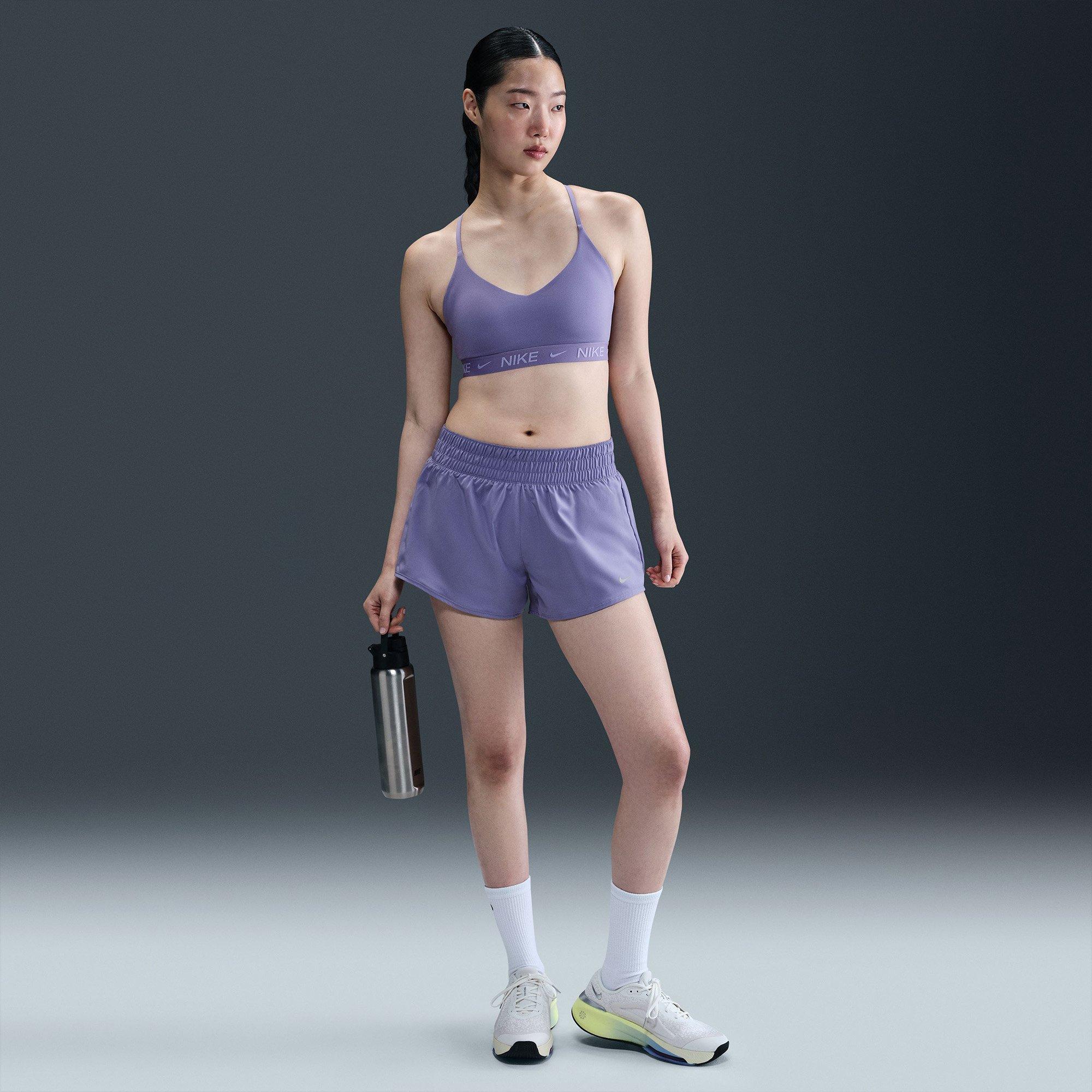 Dust Amethyst - Nike - Indy Womens Padded Light Support Sports Bra - 5