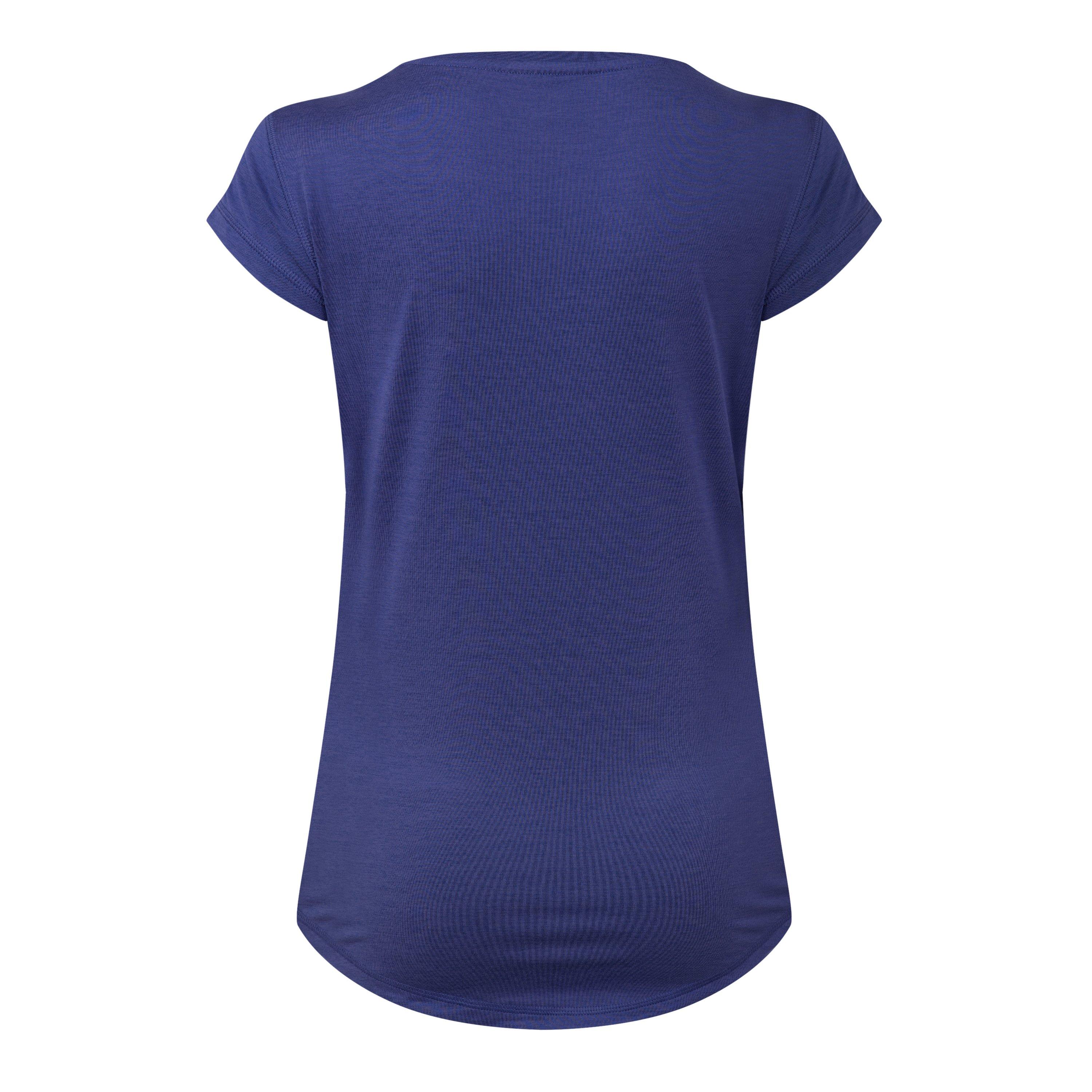 Cristal Azul - Puma - Women's Cloudspun Heather Short Sleeve Performance Gym Top - 2