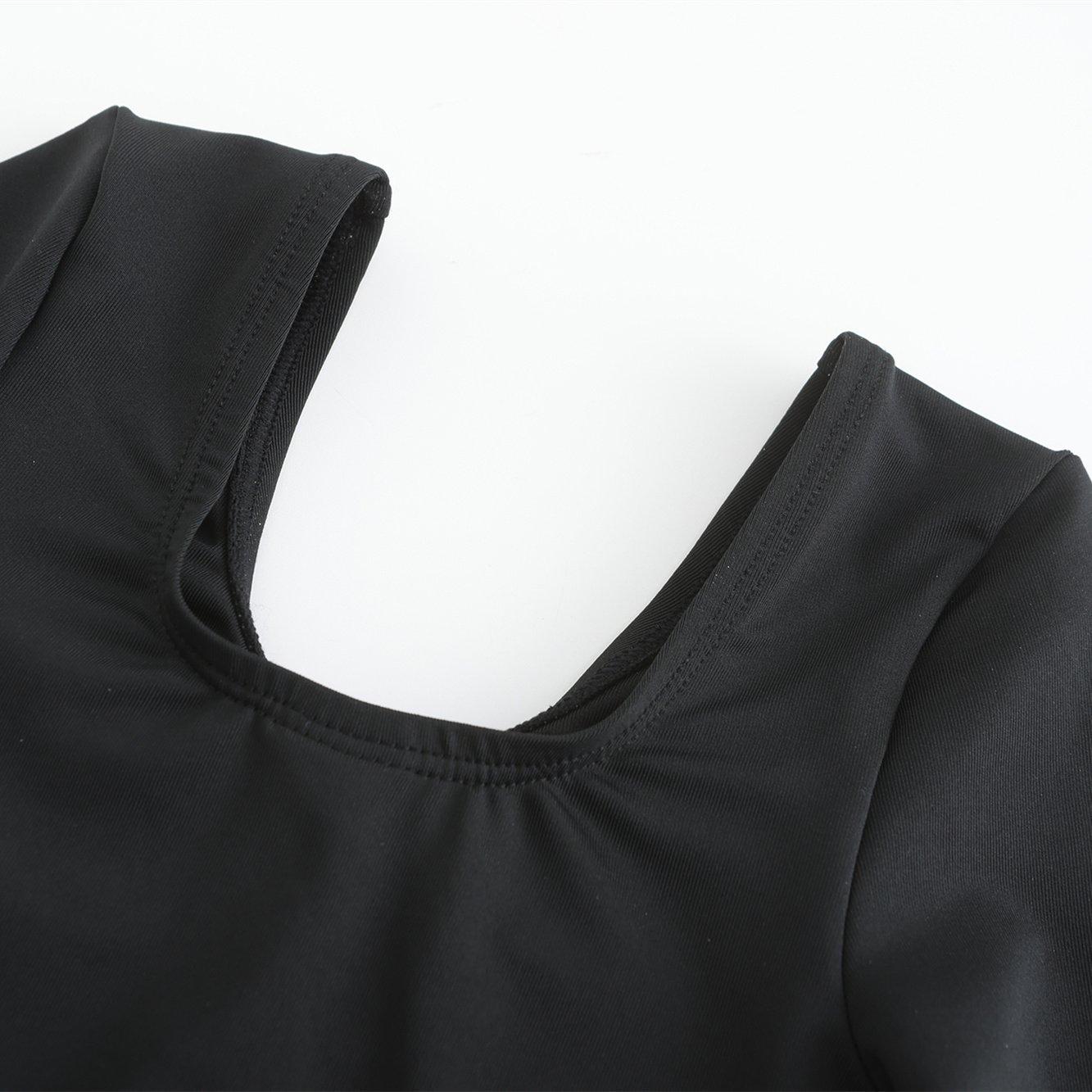 Black - Slazenger - Sleeve Dance Leotard - 6