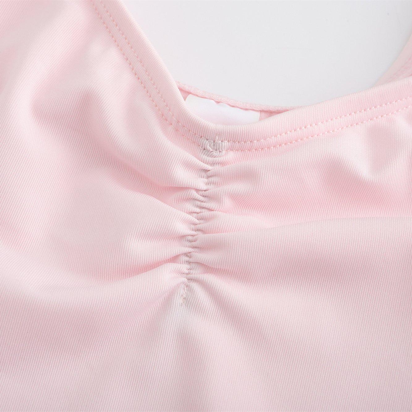 Light Pink - Slazenger - Sleeveless Dance Leotard Junior Girls - 4