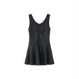 Familiar pinafore style T-shirt zwart dress
