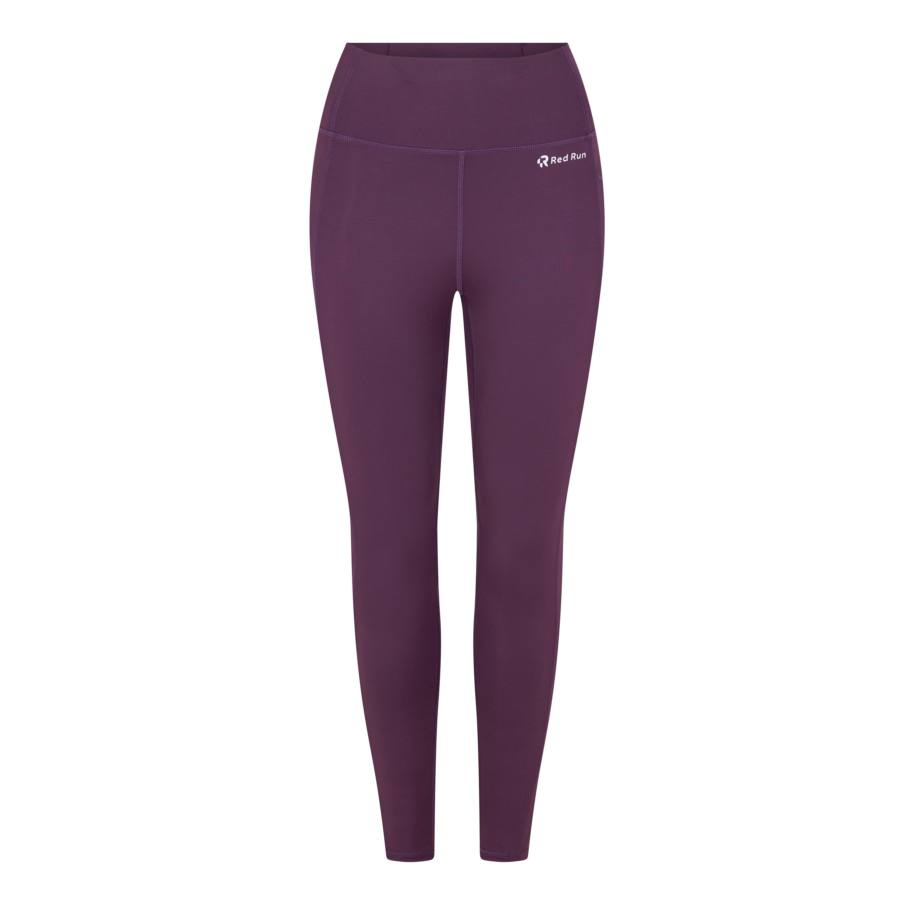 Red Run Womens Active Dark Cherry Sculpted Leggings