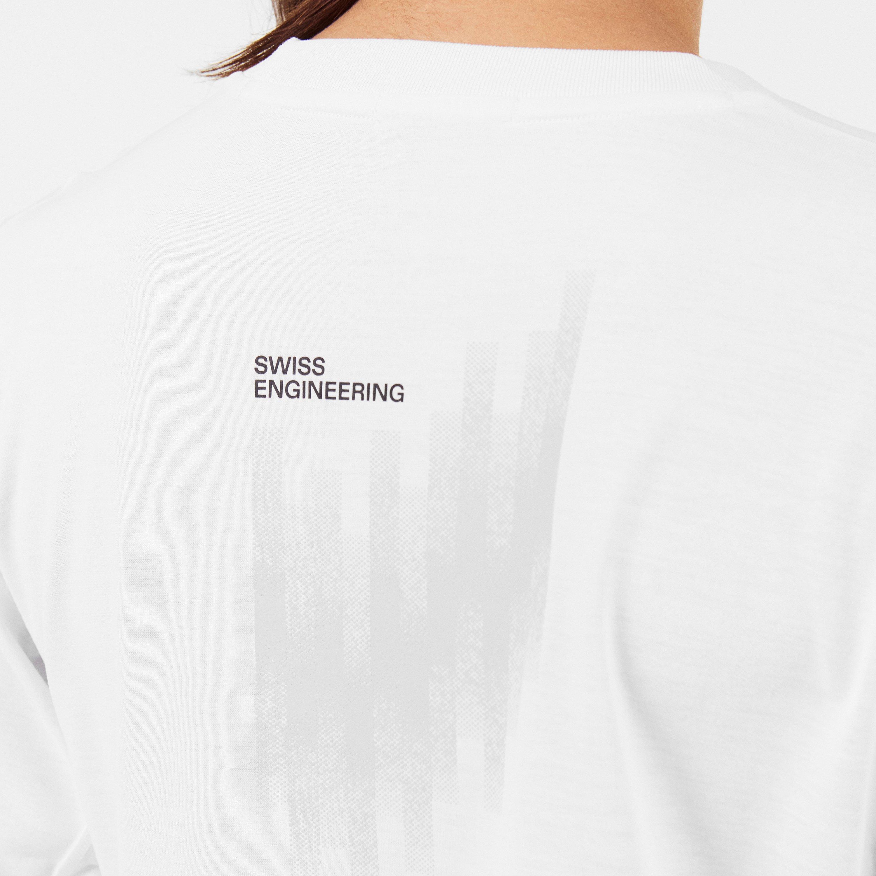 White - On - Women's Long-Sleeve Performance T-Shirt - 5