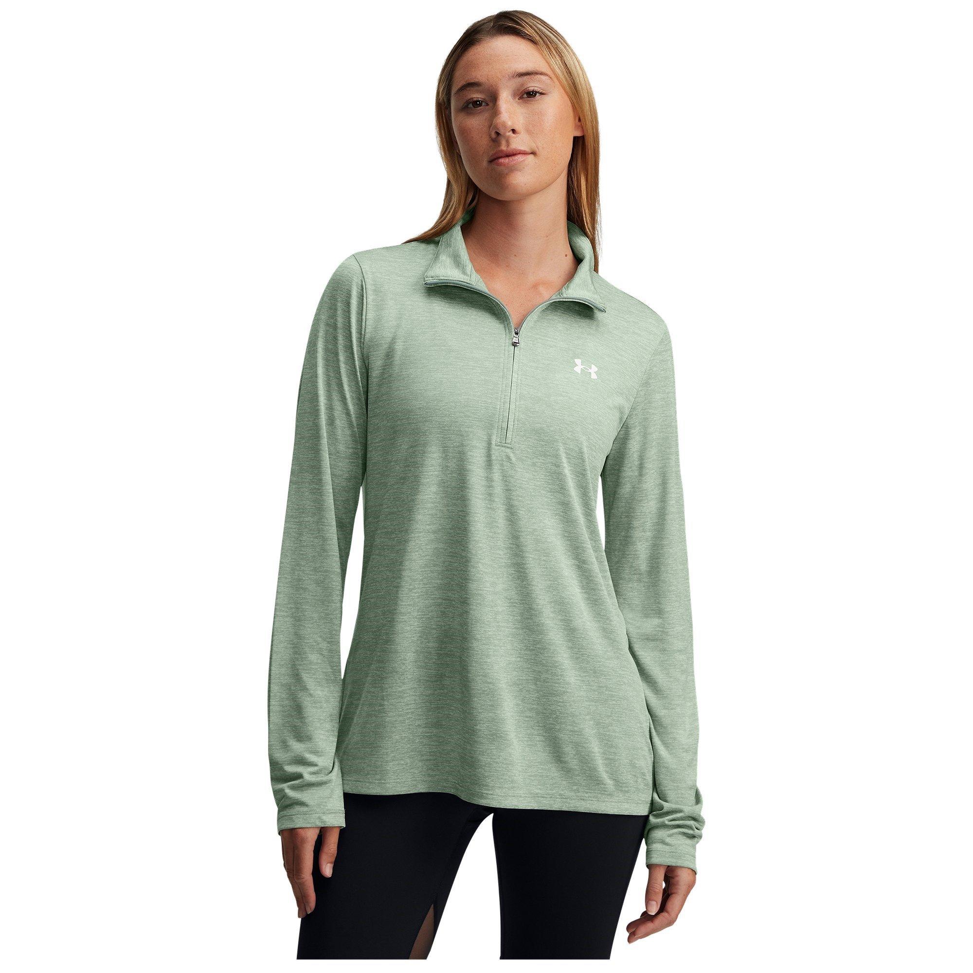 Under Armour Women's Tech Half Zip Top - Silicia Green - 8 (XS)