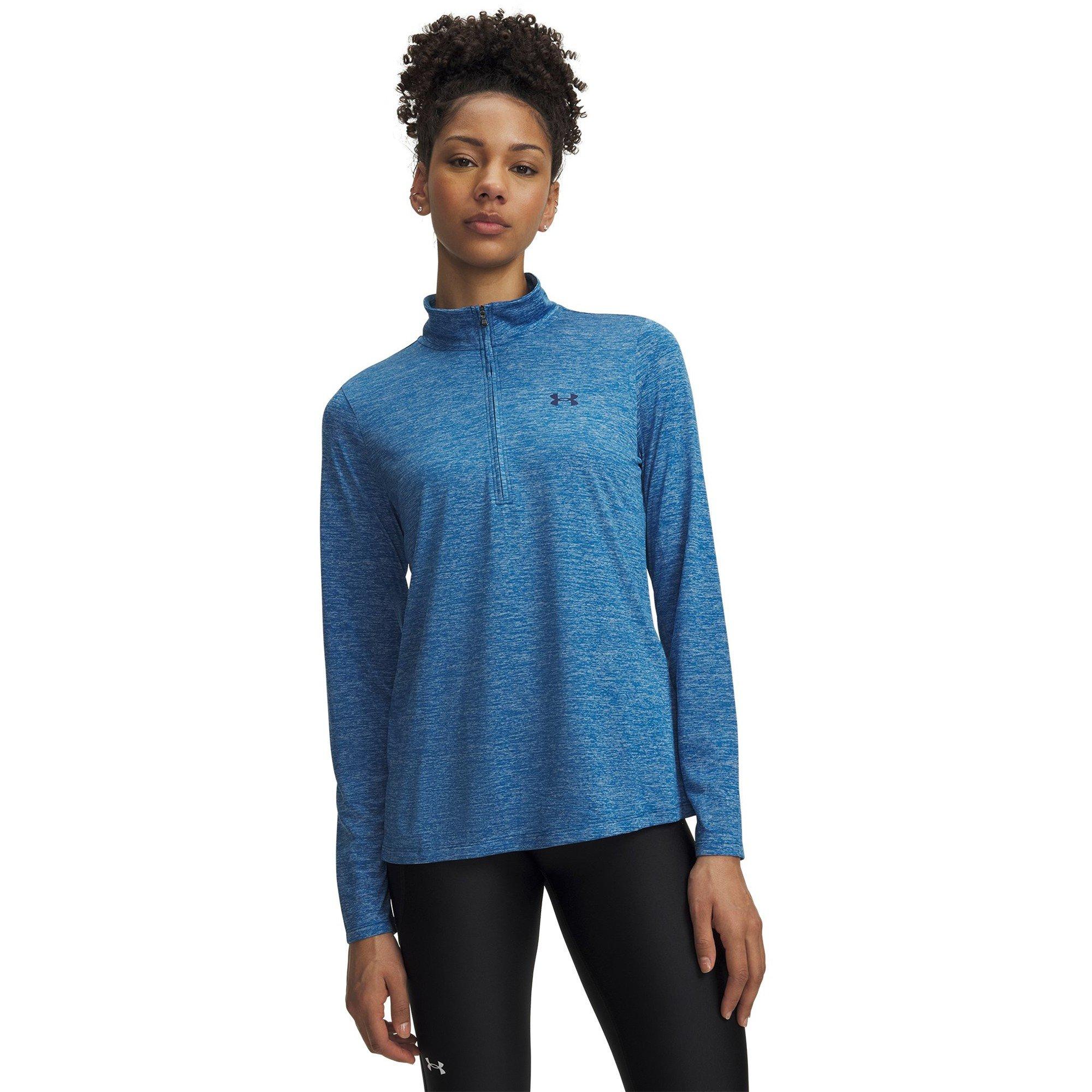 Under Armour Women's Tech Half Zip Top - Aegean Blue - 10 (S)
