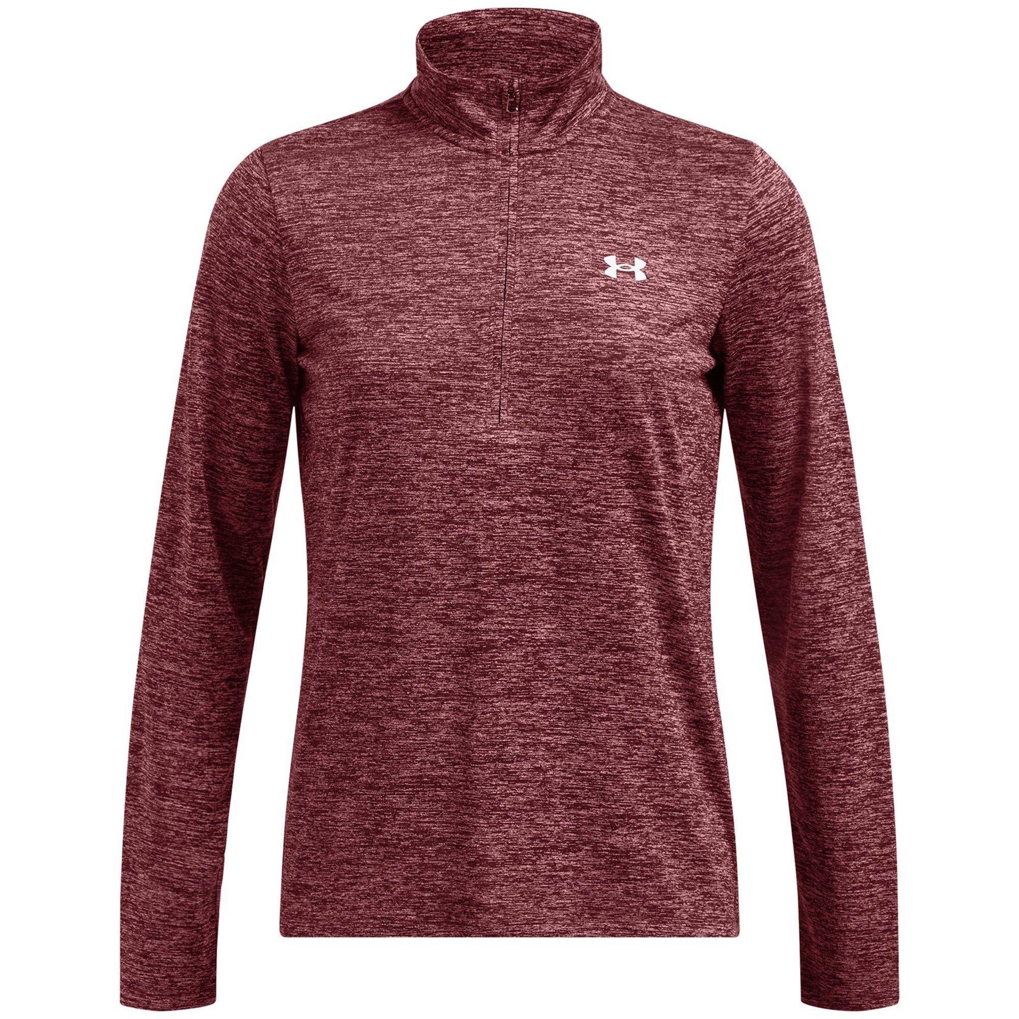 Under Armour Women's Tech Half Zip Top - Cardinal - 10 (S)