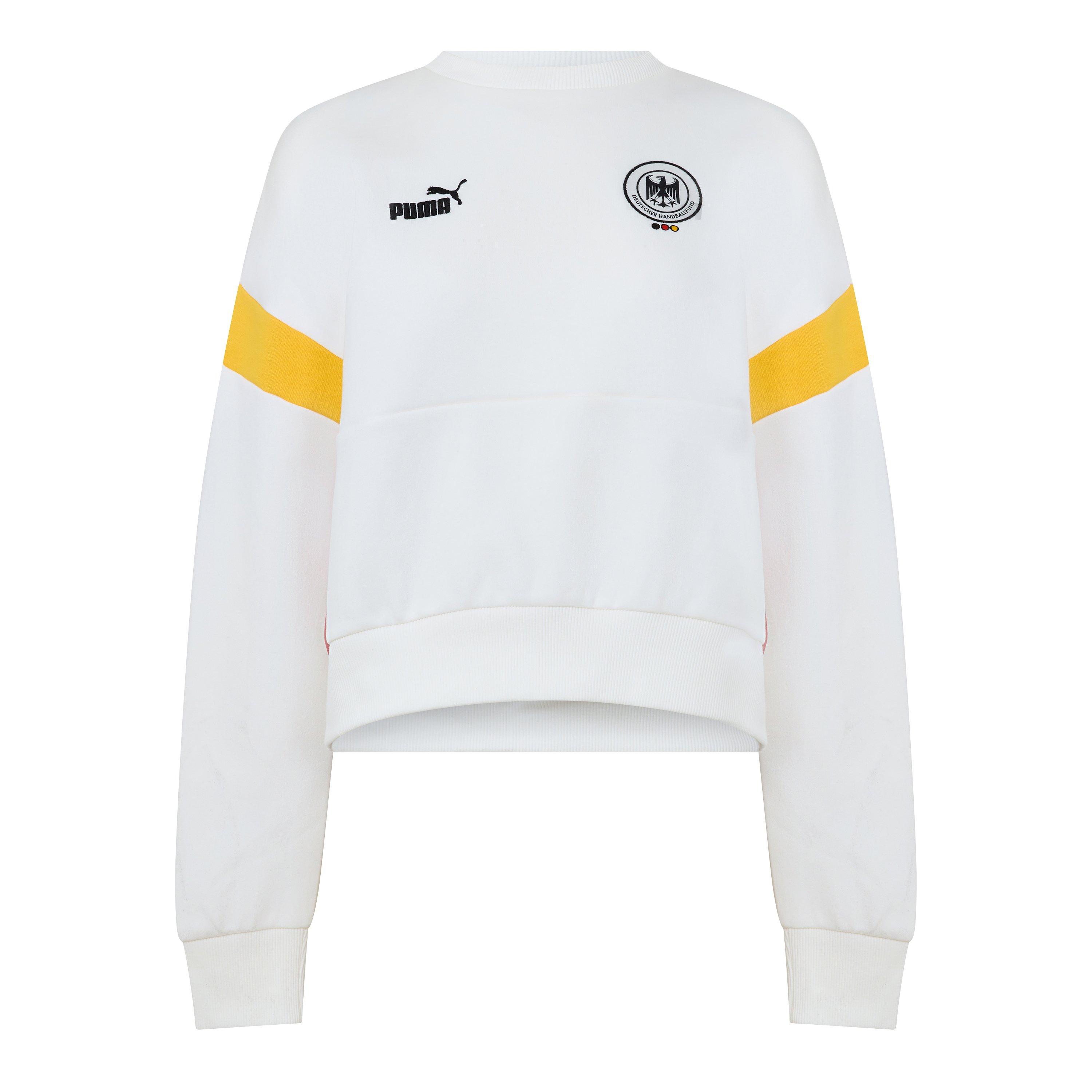 White/Black - Puma - Women's Dhb Archive Crew Sweatshirt - 1