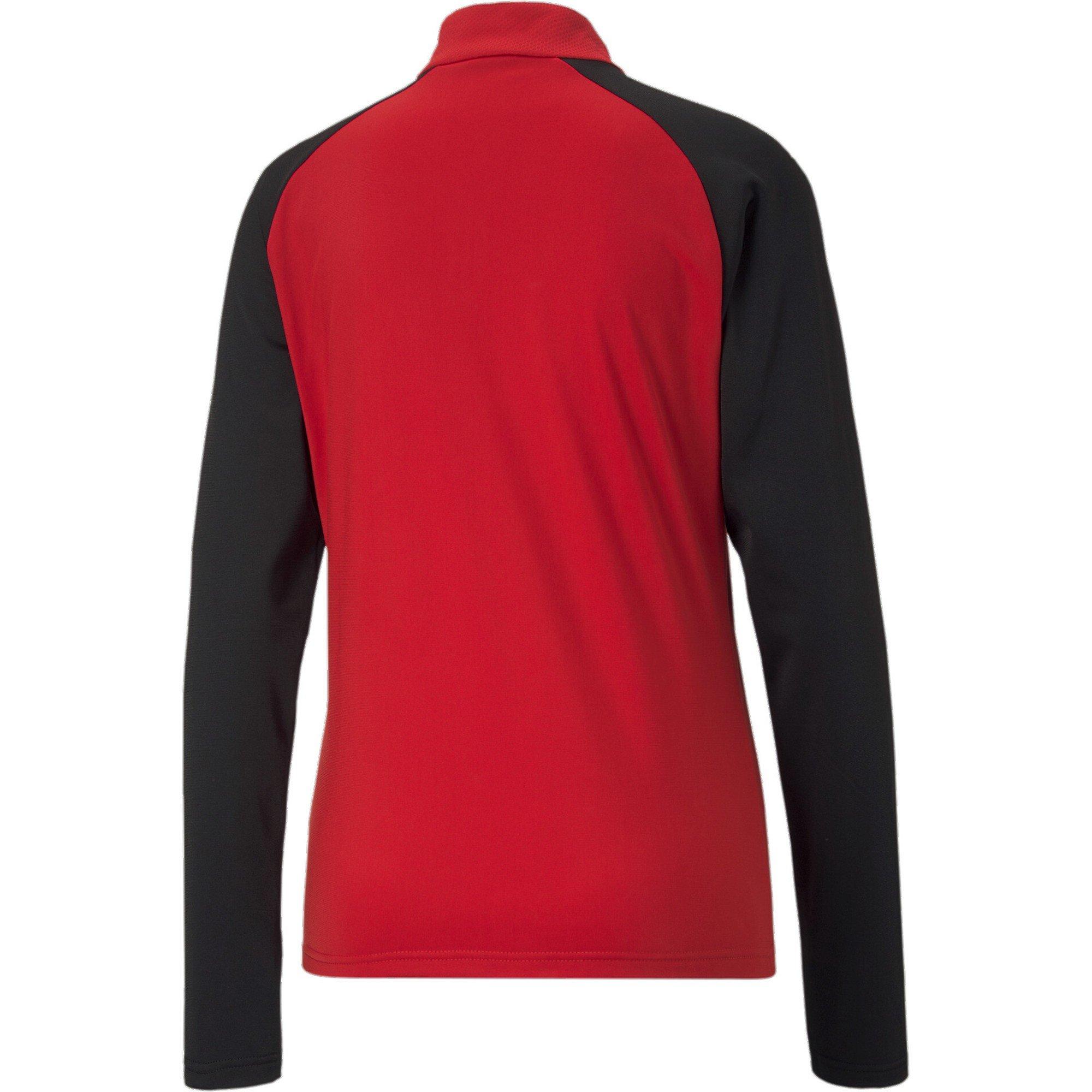 Red-Black - Puma - Puma Teamliga 1/4 Zip Top W Drill Womens - 2