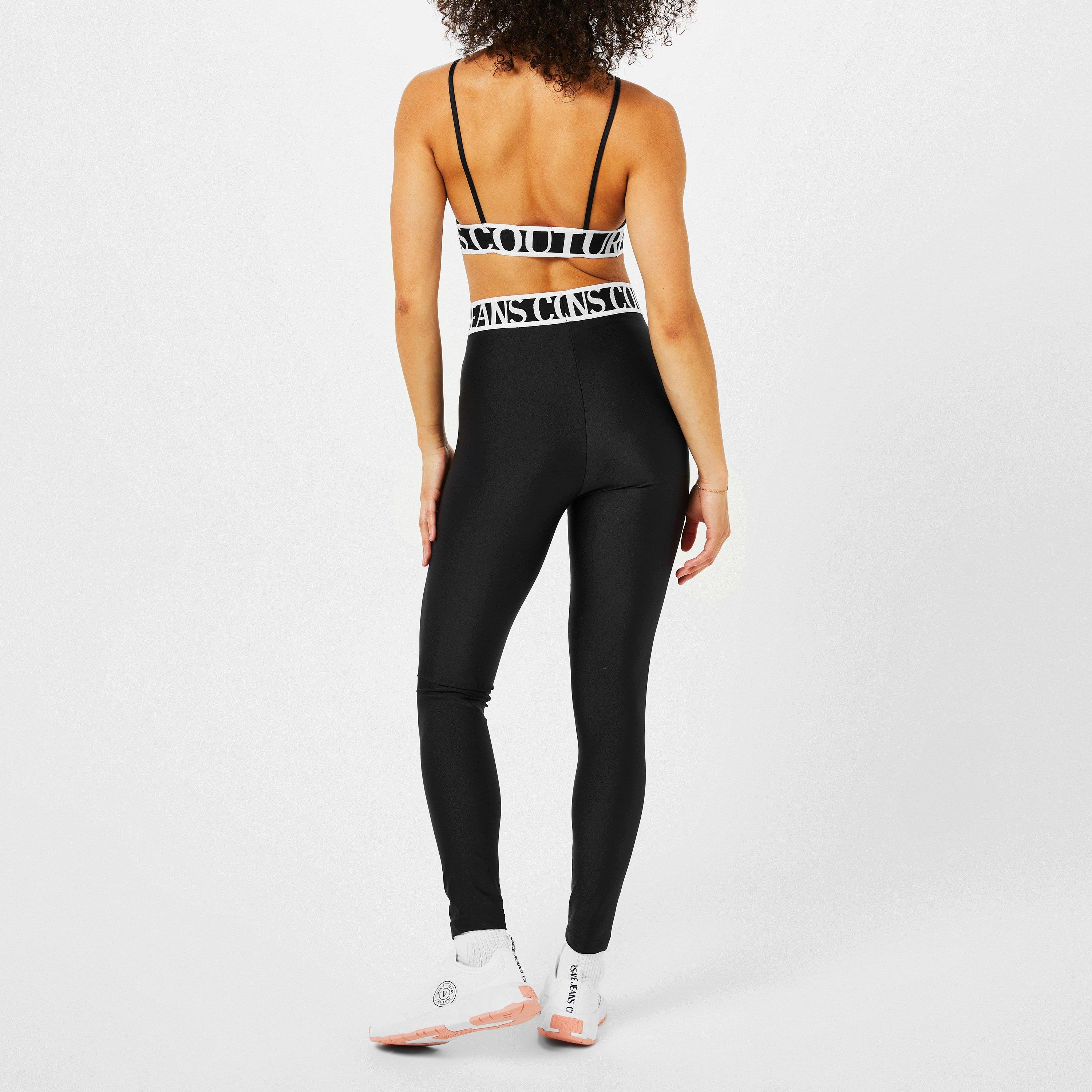 Black 899 - Versace Jeans Couture - Logo Crop Top - 2