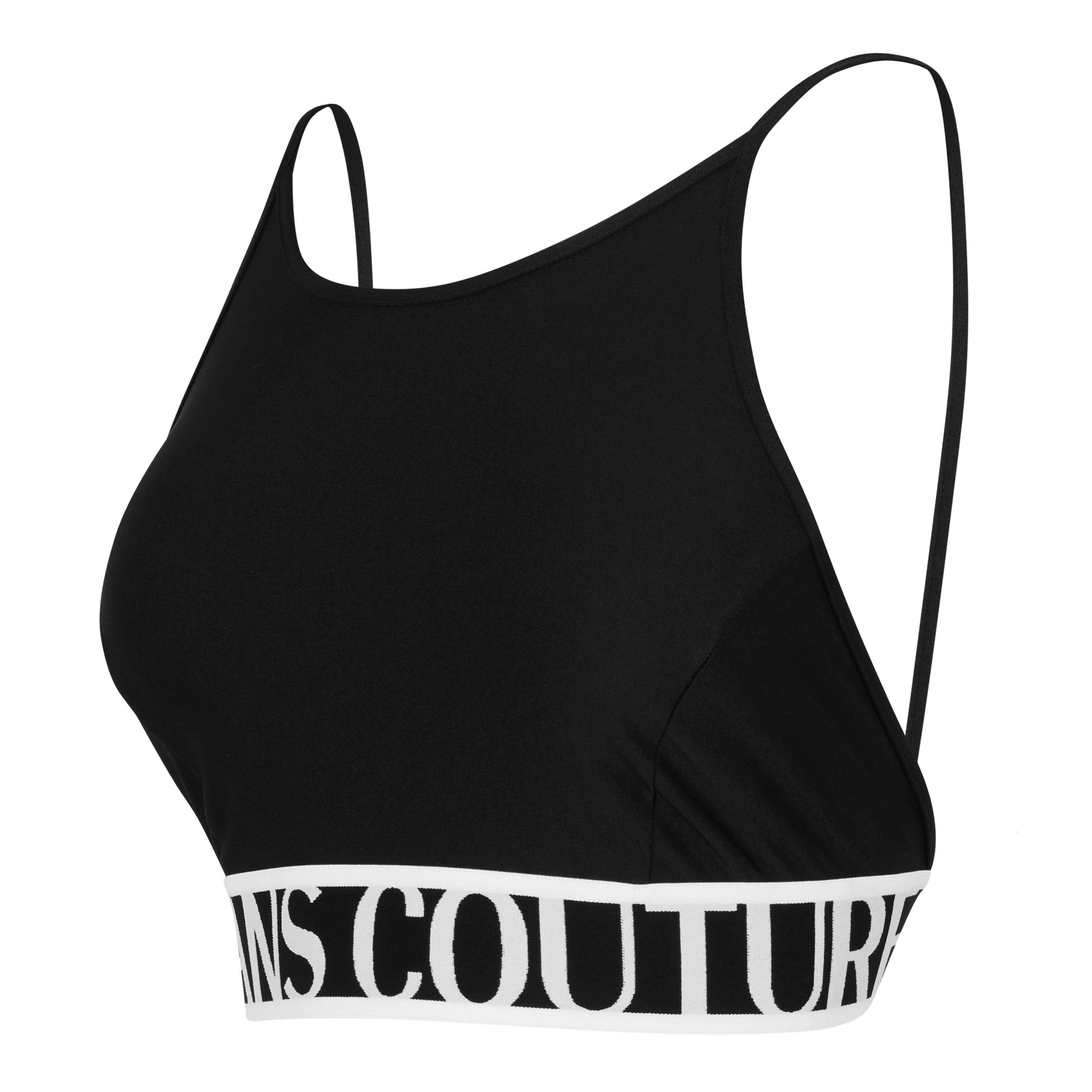 Black 899 - Versace Jeans Couture - Logo Crop Top - 9