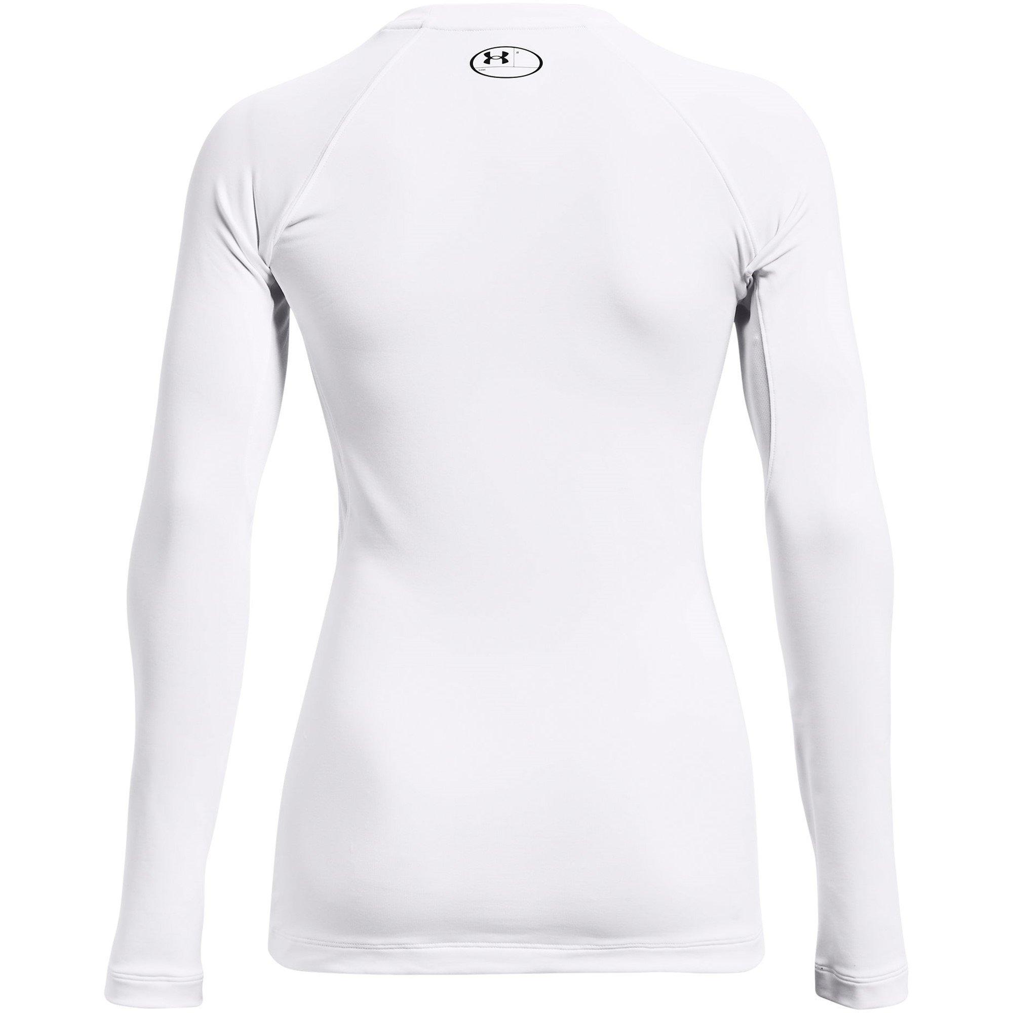 White - Under Armour - Long-Sleeve Performance Gym Top - 2