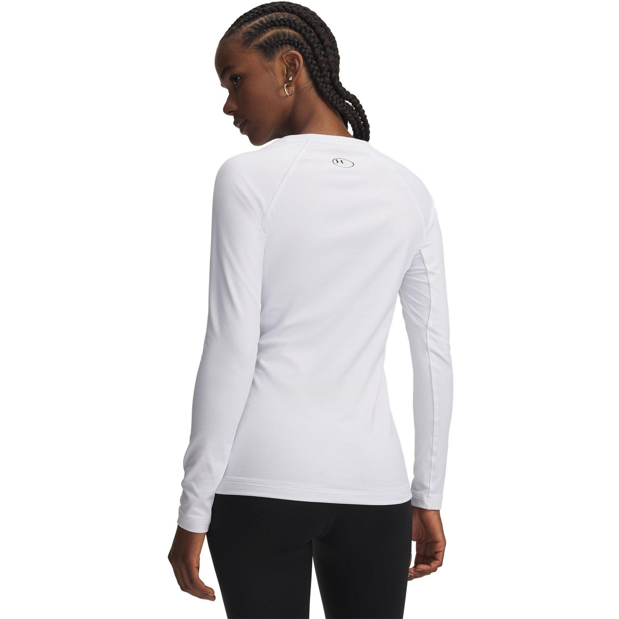 White - Under Armour - Long-Sleeve Performance Gym Top - 4
