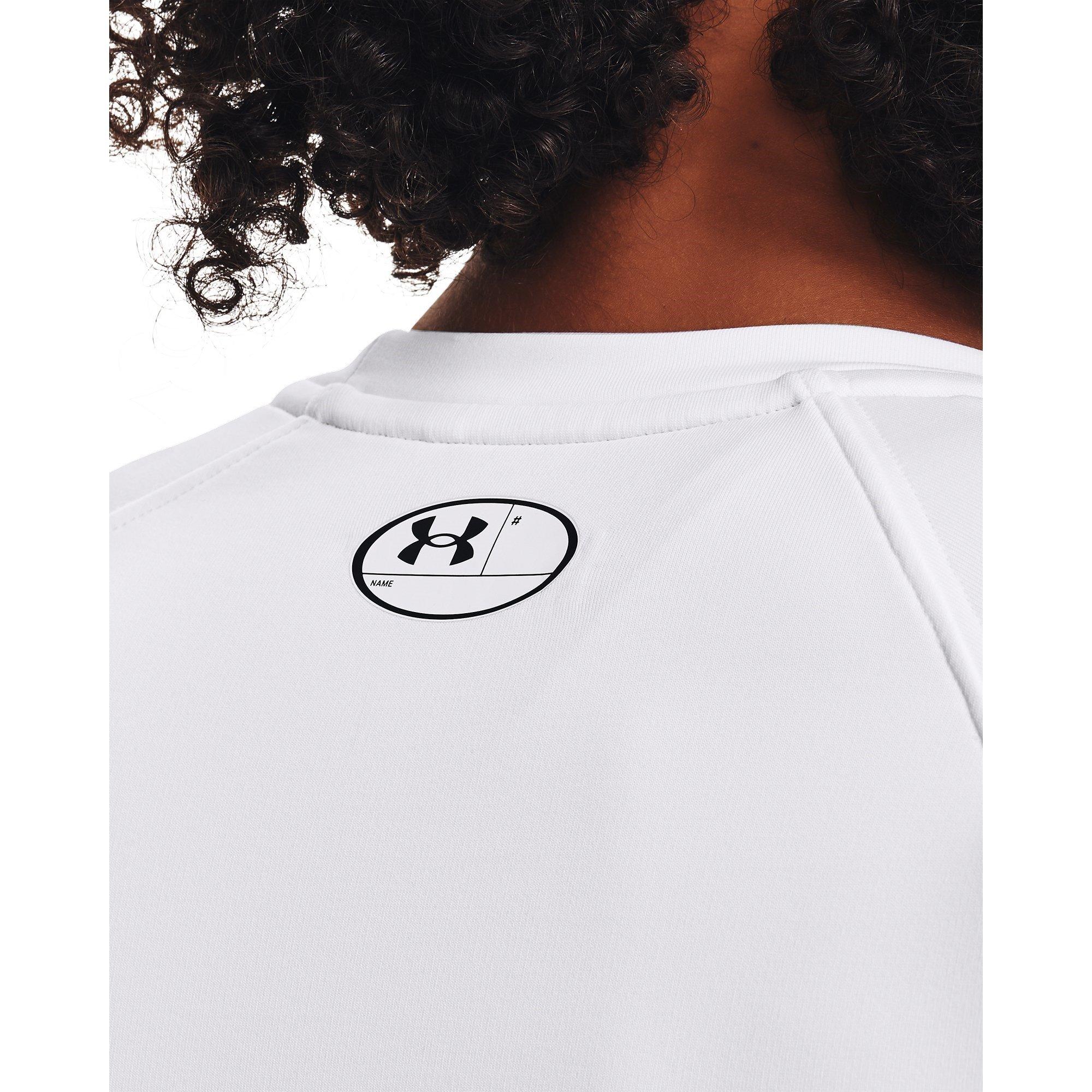White - Under Armour - Long-Sleeve Performance Gym Top - 5