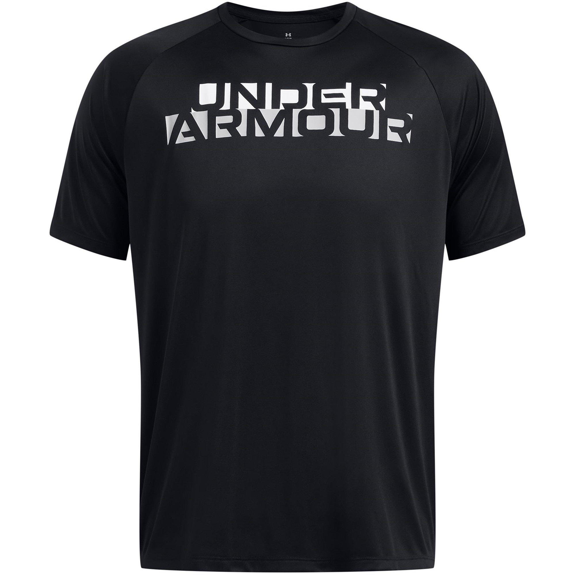 Black/Mode Gray - Under Armour - Tech™ Short Sleeve Tee Mens - 1