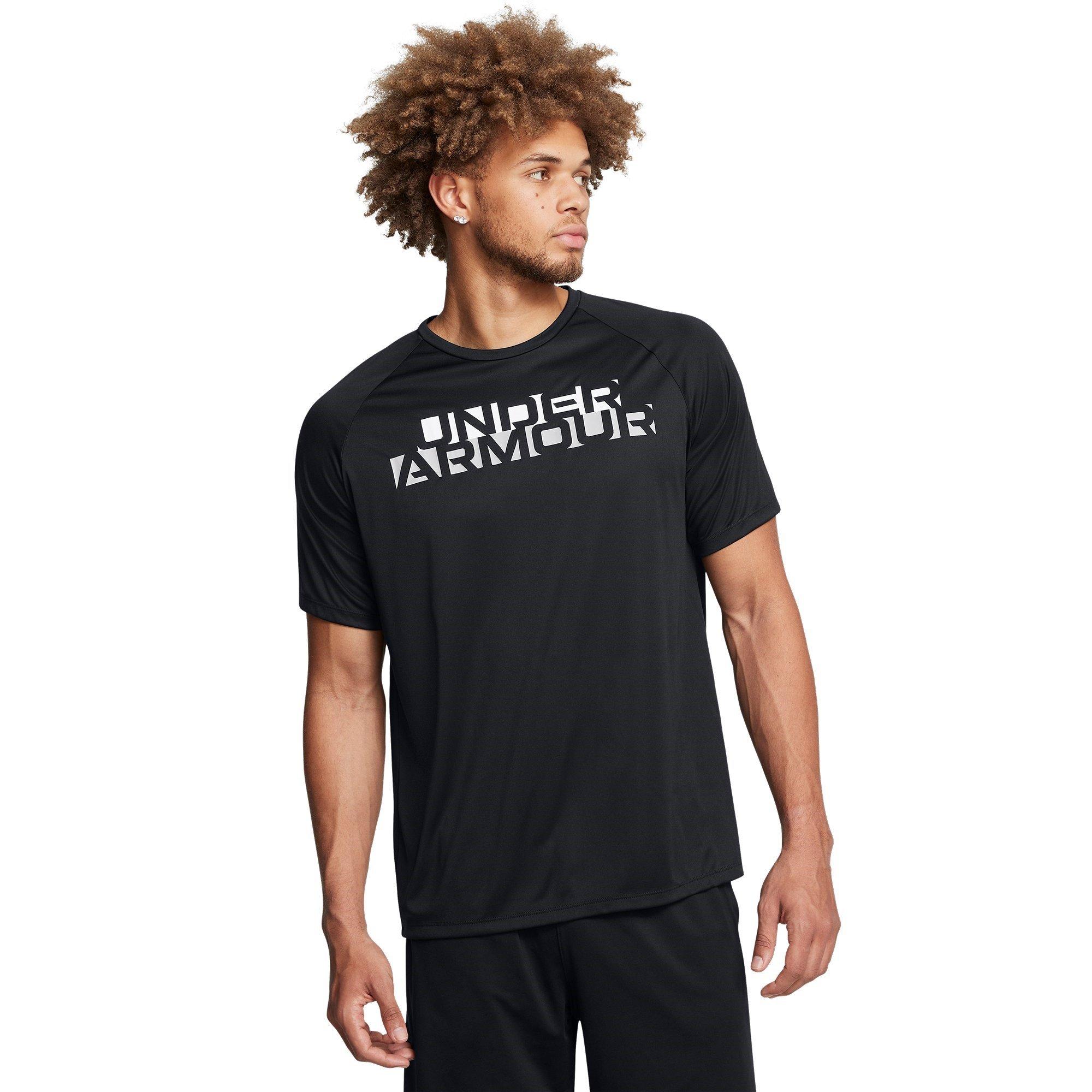 Black/Mode Gray - Under Armour - Tech™ Short Sleeve Tee Mens - 2