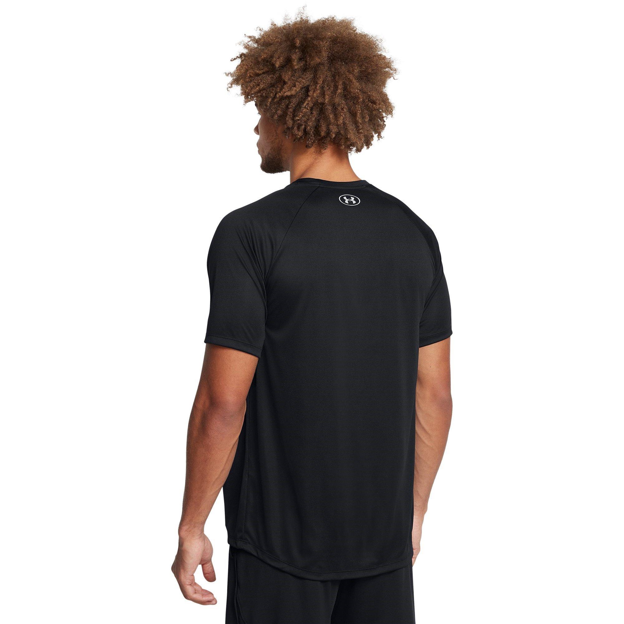 Black/Mode Gray - Under Armour - Tech™ Short Sleeve Tee Mens - 3