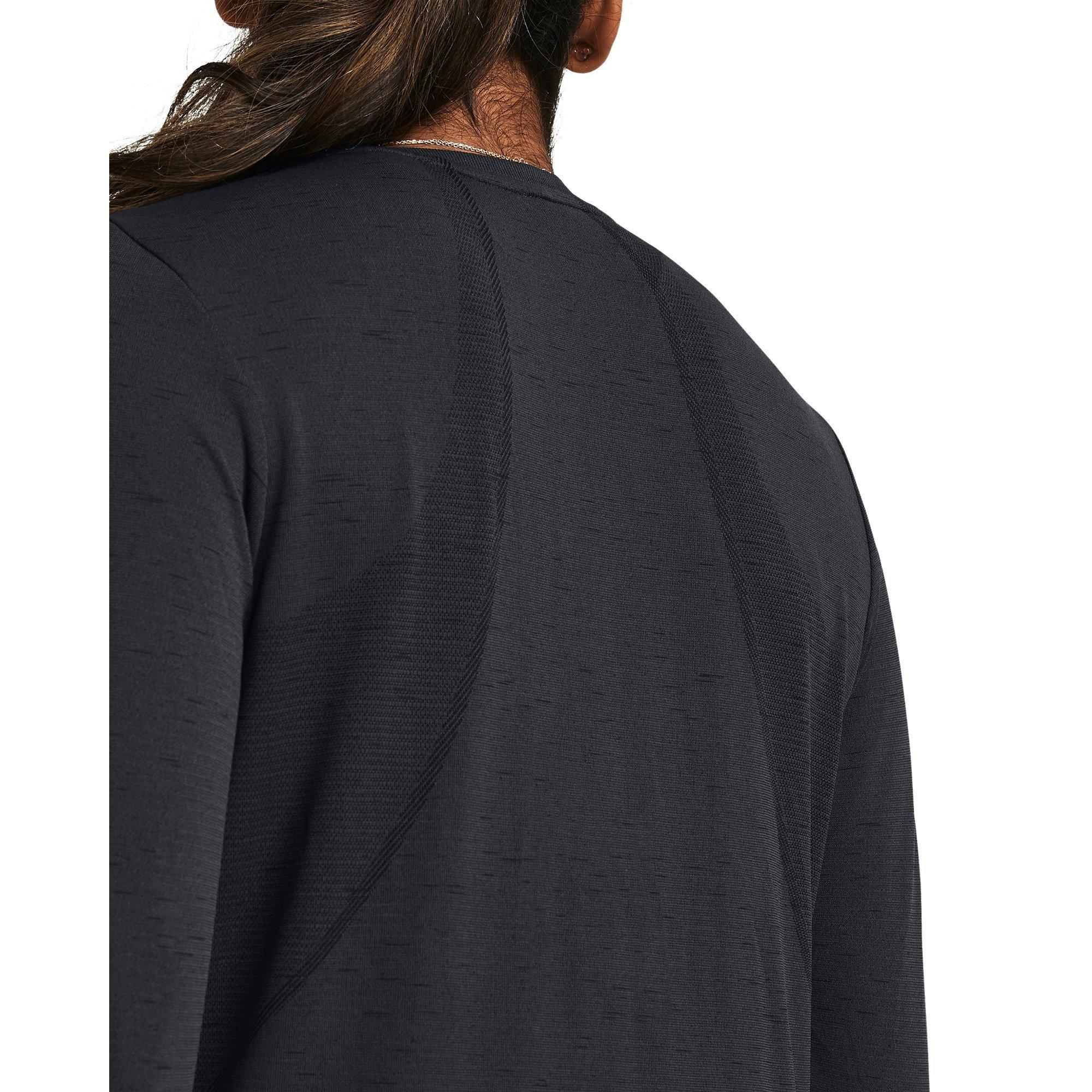 Black - Under Armour - Vanish Seamless Loose Long-Sleeve Sweatshirt - 4
