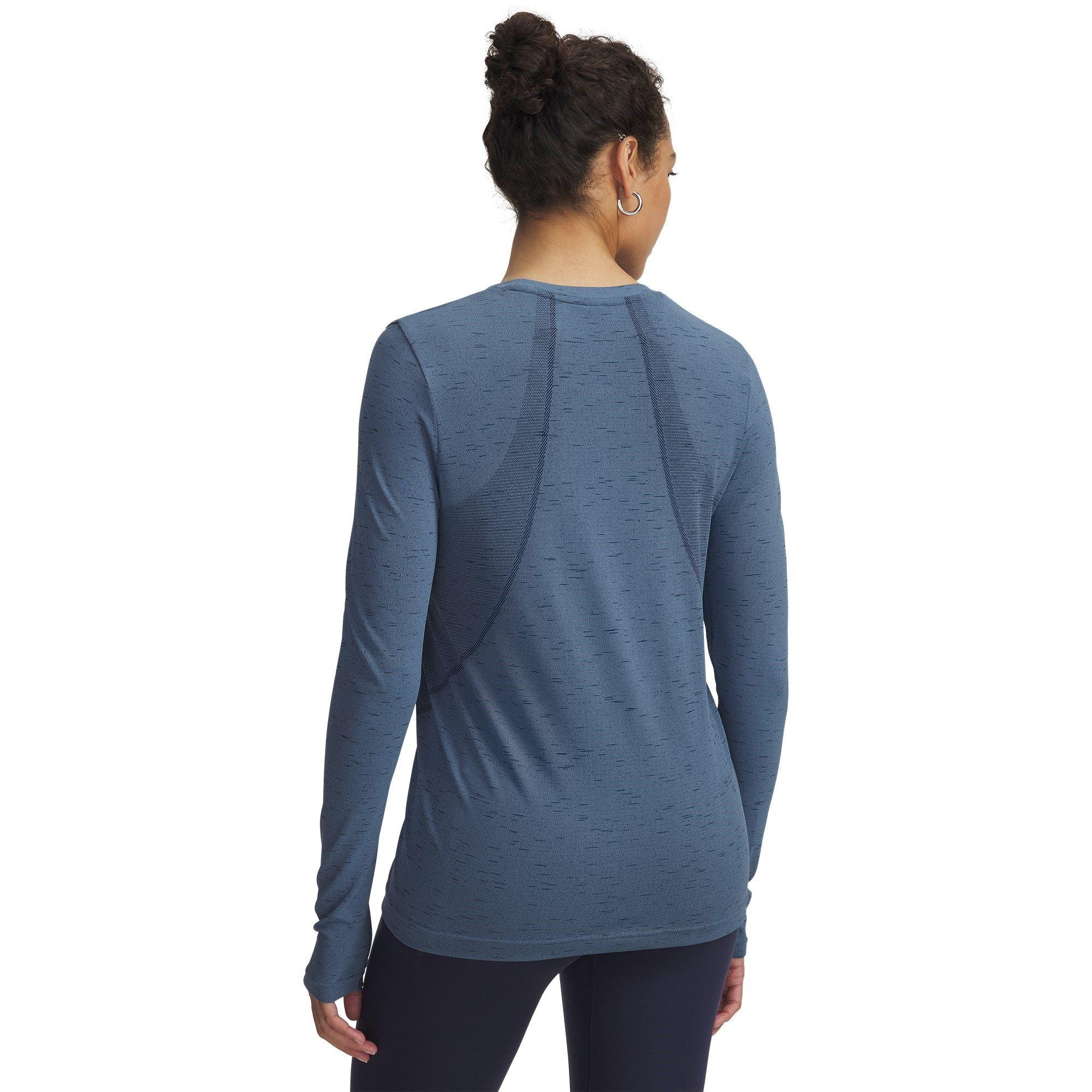 Blue Smoke - Under Armour - Women's Vanish Seamless Loose Long-Sleeve Sweatshirt - 2
