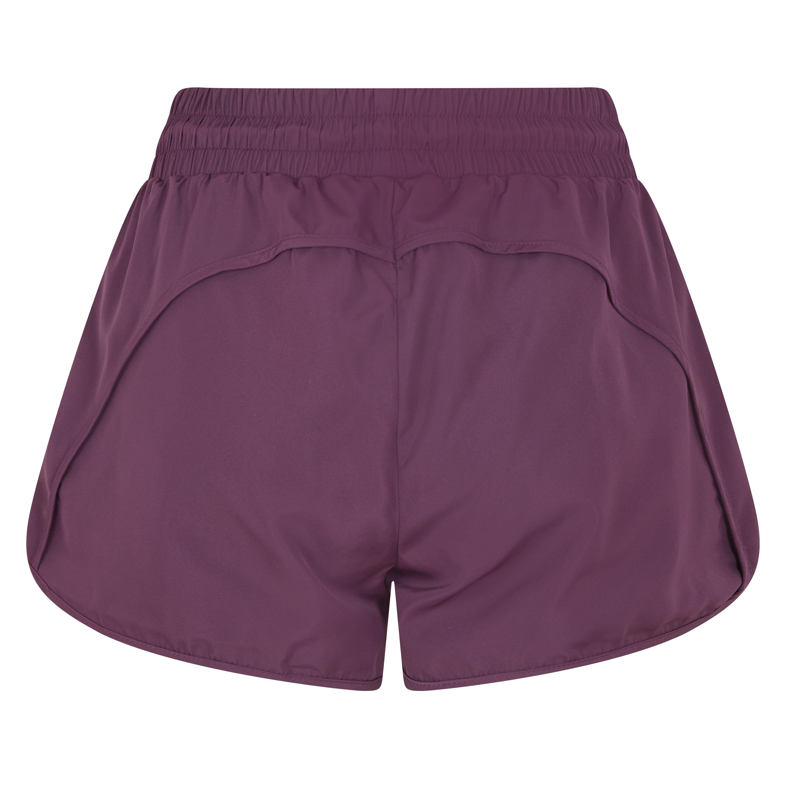 Dark Cherry - Red Run - Womens Running Performance Shorts - 2