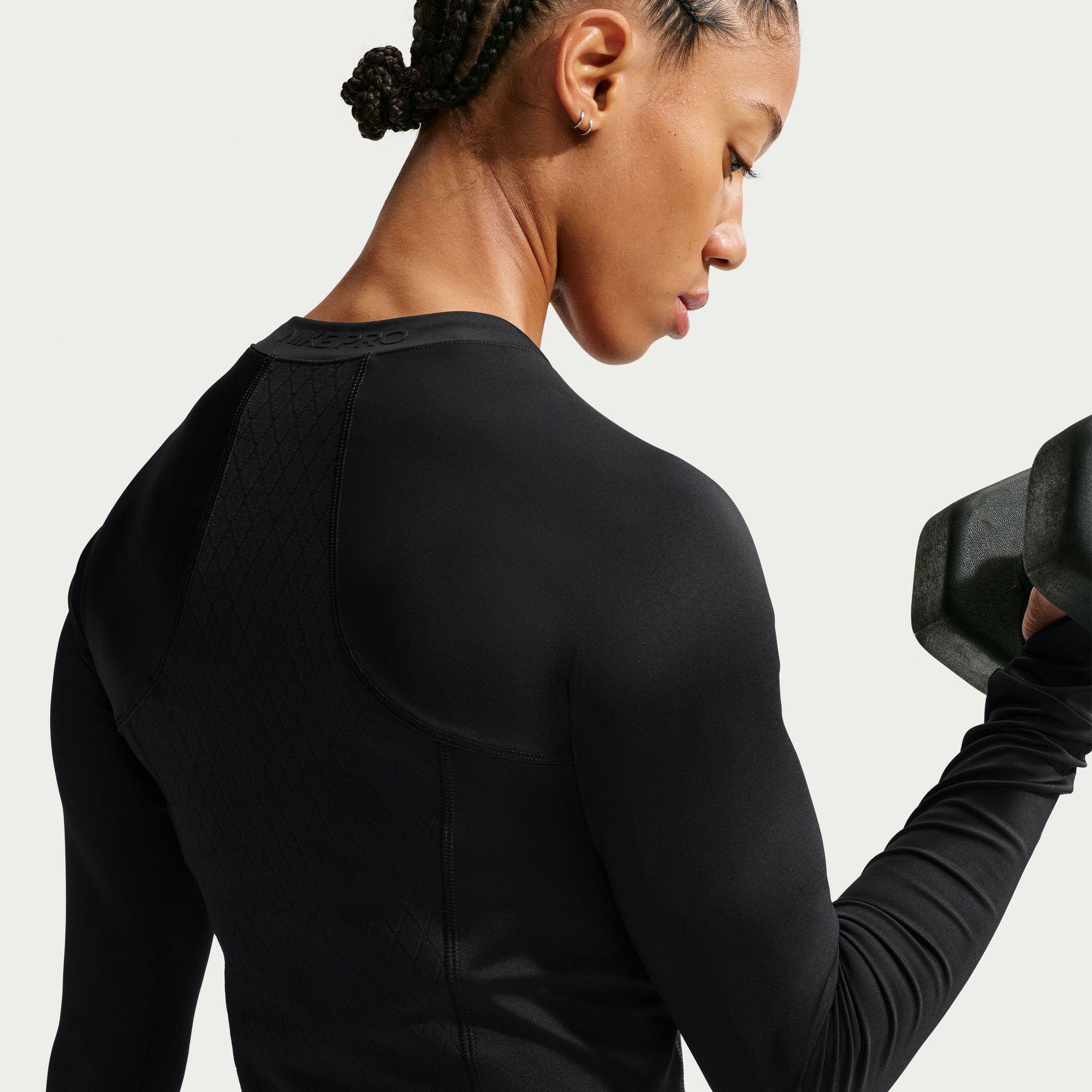 Black/White - Nike - Nike Pro Sculpt Top Ld64 - 2