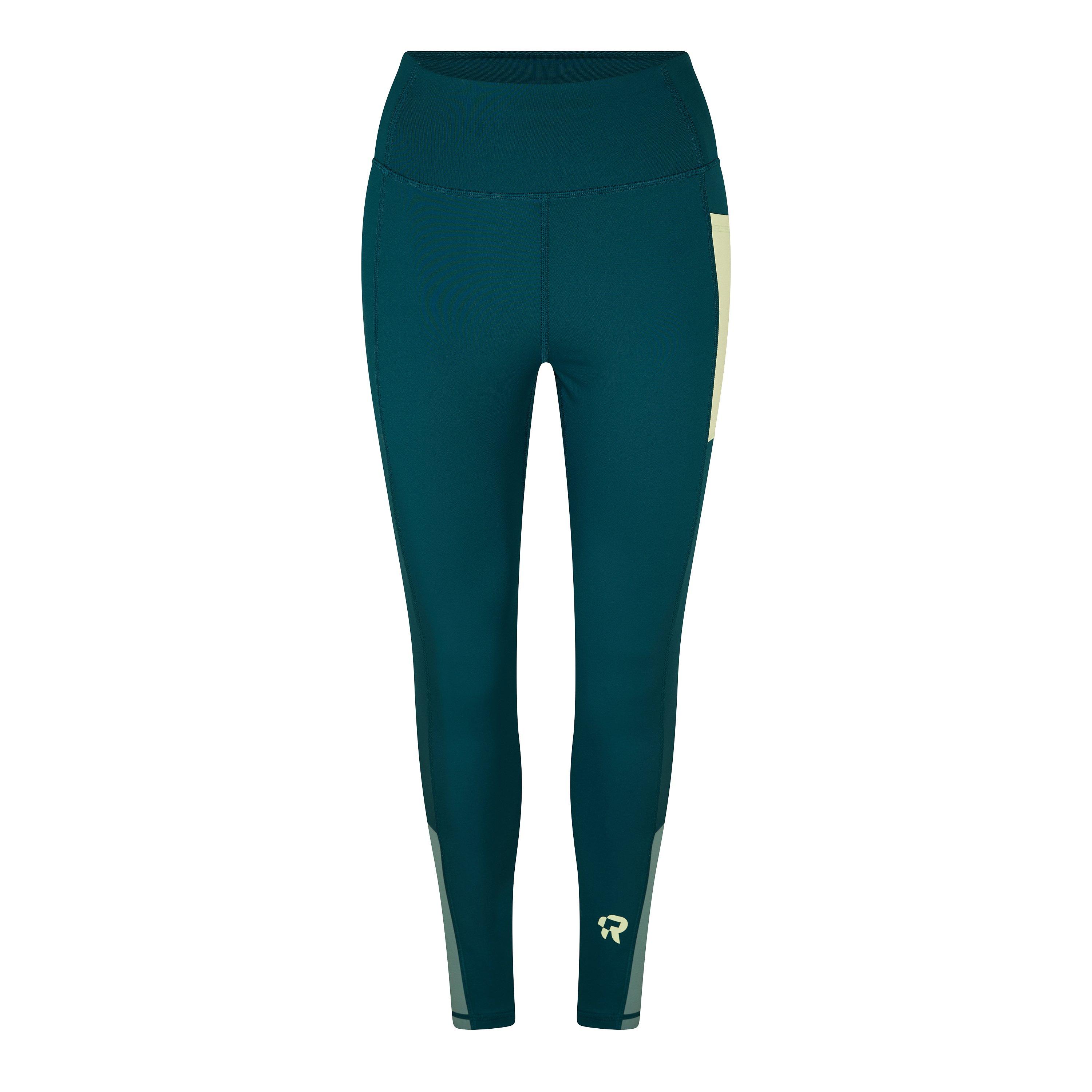 Dark Green - Red Run - Womens Skyline Sculpted Legging - 1