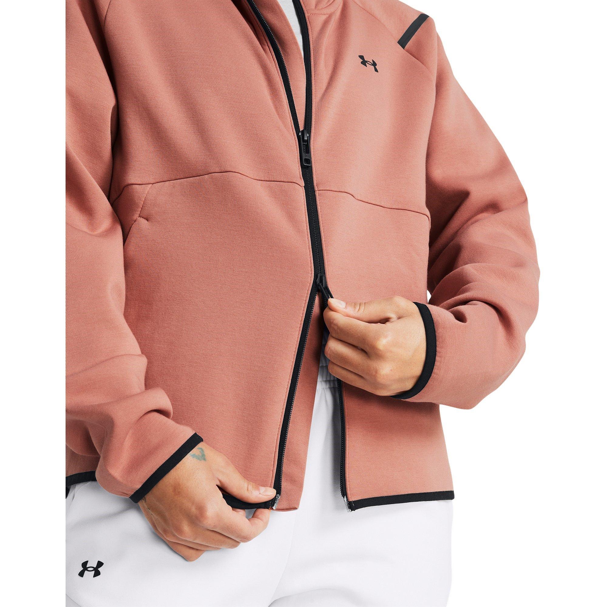 Pink - Under Armour - Women's Unst Fleece Full Zip Hoodie - 6