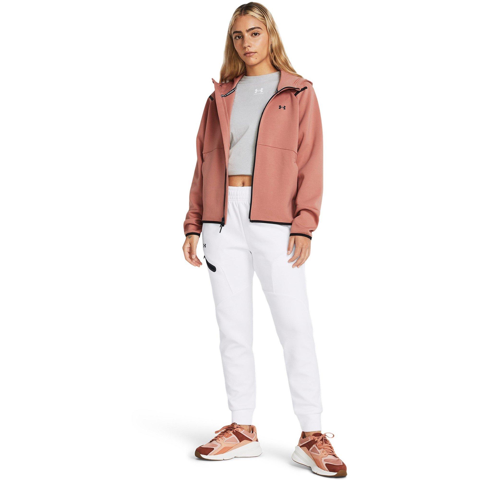 Pink - Under Armour - Women's Unst Fleece Full Zip Hoodie - 7