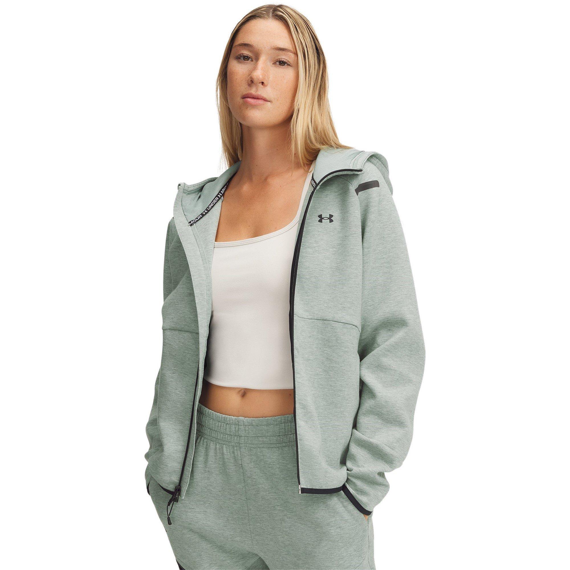 Green - Under Armour - Women's Unst Fleece Full Zip Hoodie - 1
