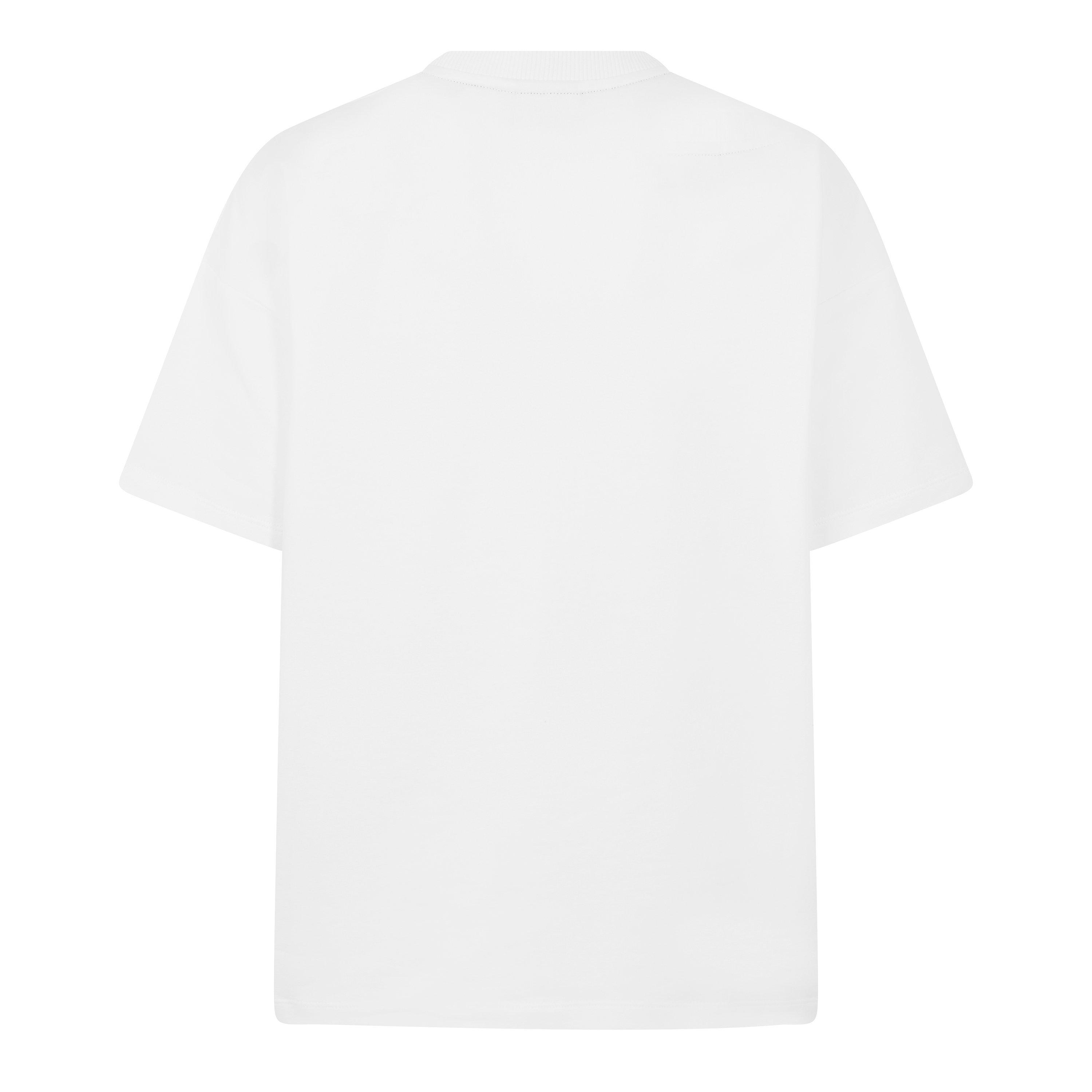 White - Red Run - Womens Active Dark Cherry Cotton Short Sleeve T-Shirt - 2