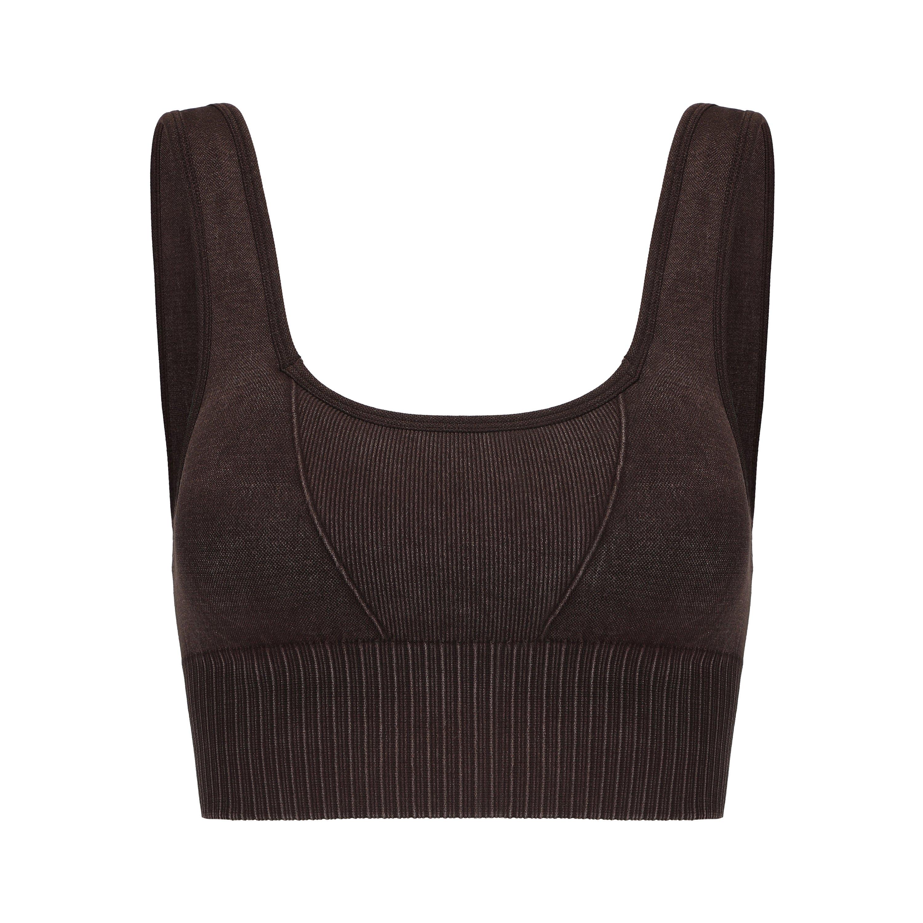 Chocolate/Sugar - Slazenger - Square Neck Bra Womens - 2