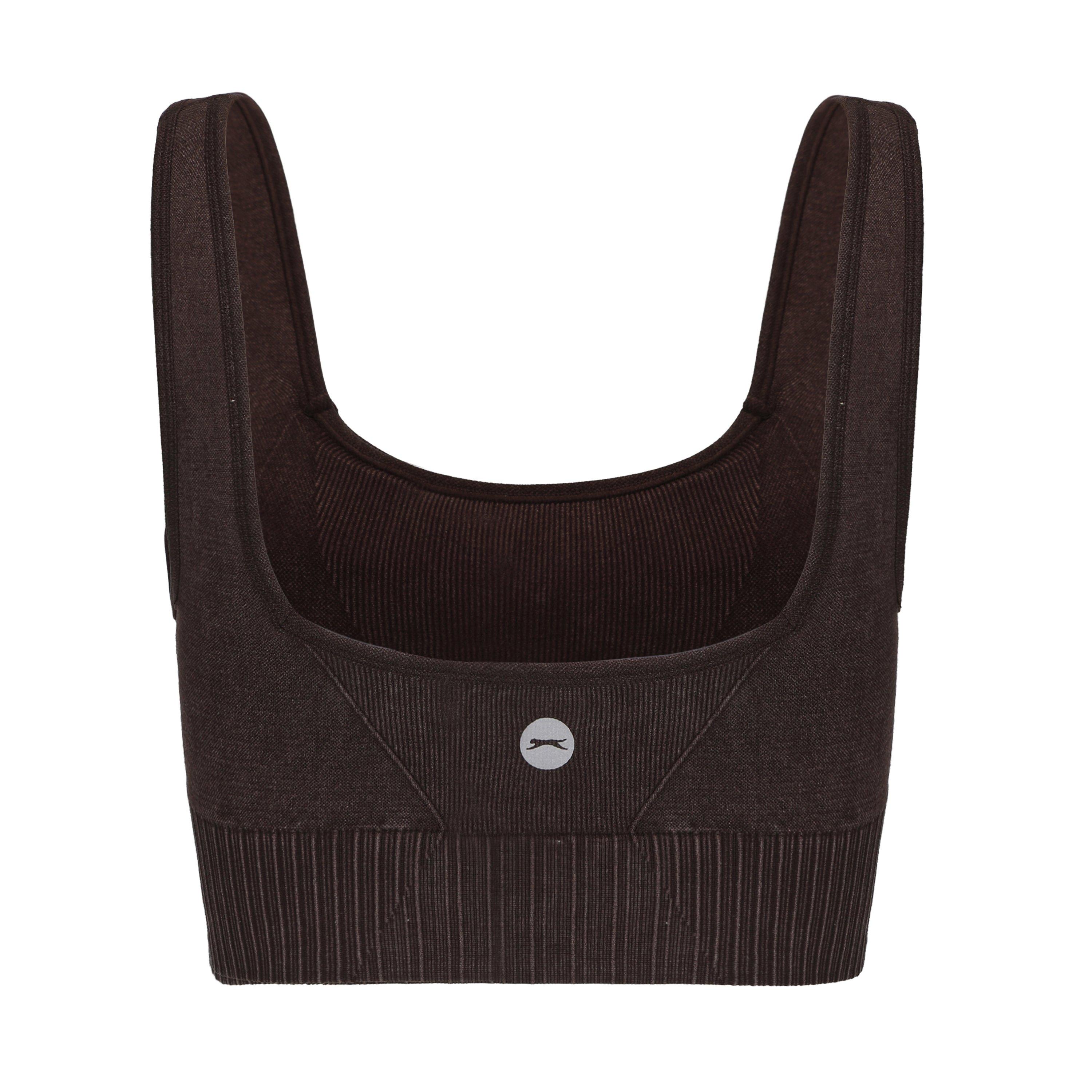 Chocolate/Sugar - Slazenger - Square Neck Bra Womens - 3