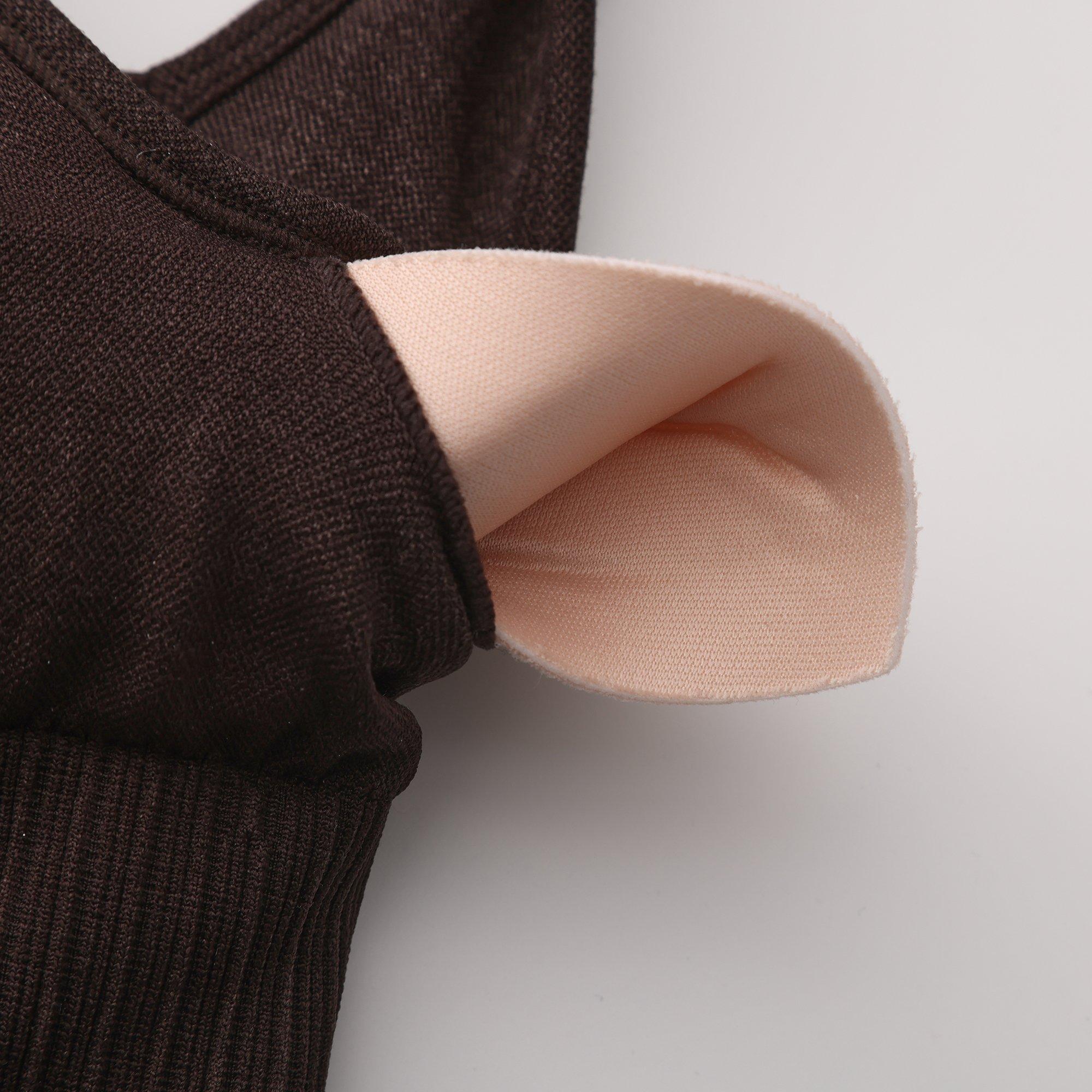 Chocolate/Sugar - Slazenger - Square Neck Bra Womens - 6