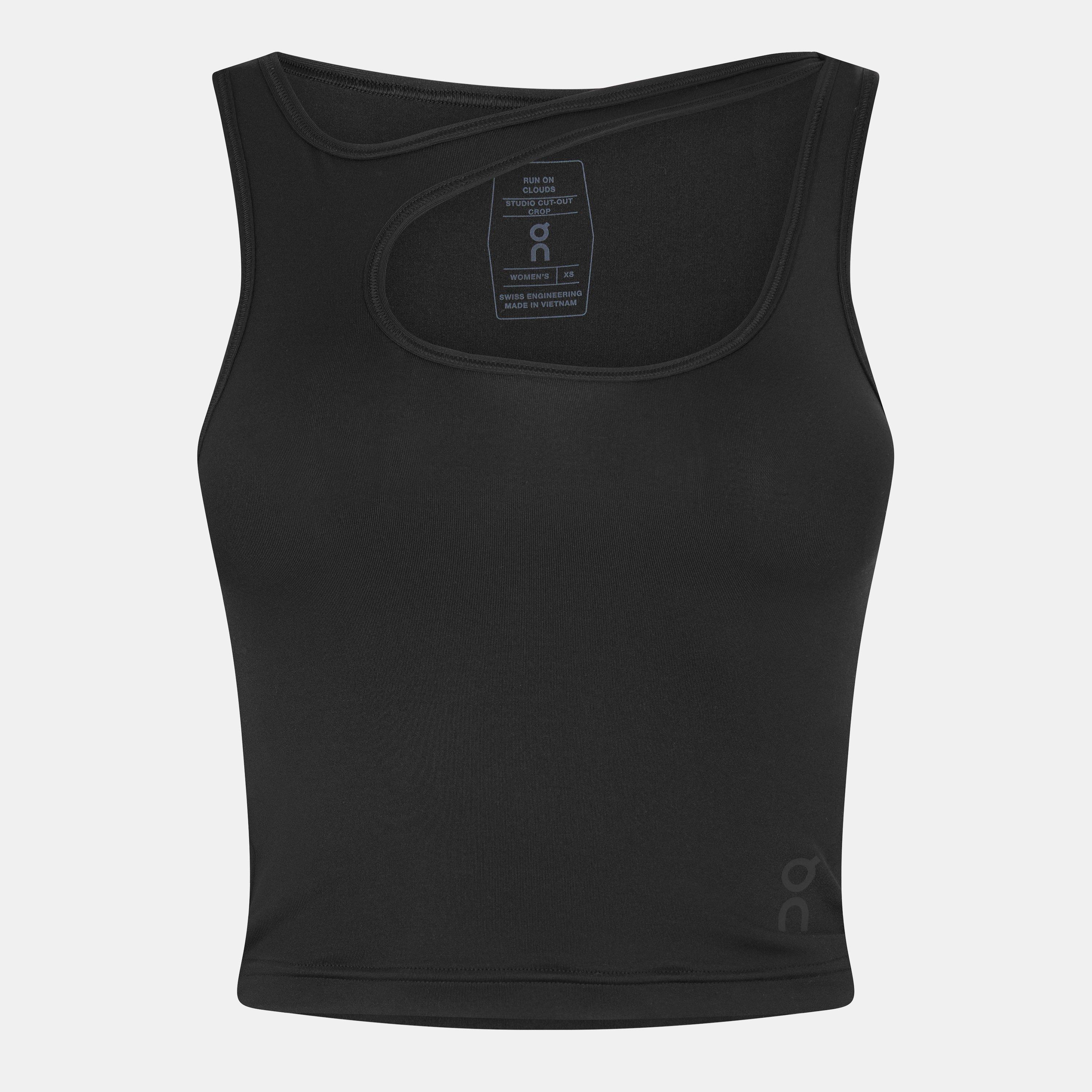 Black - On - Women's Performance Gym Vest - 1