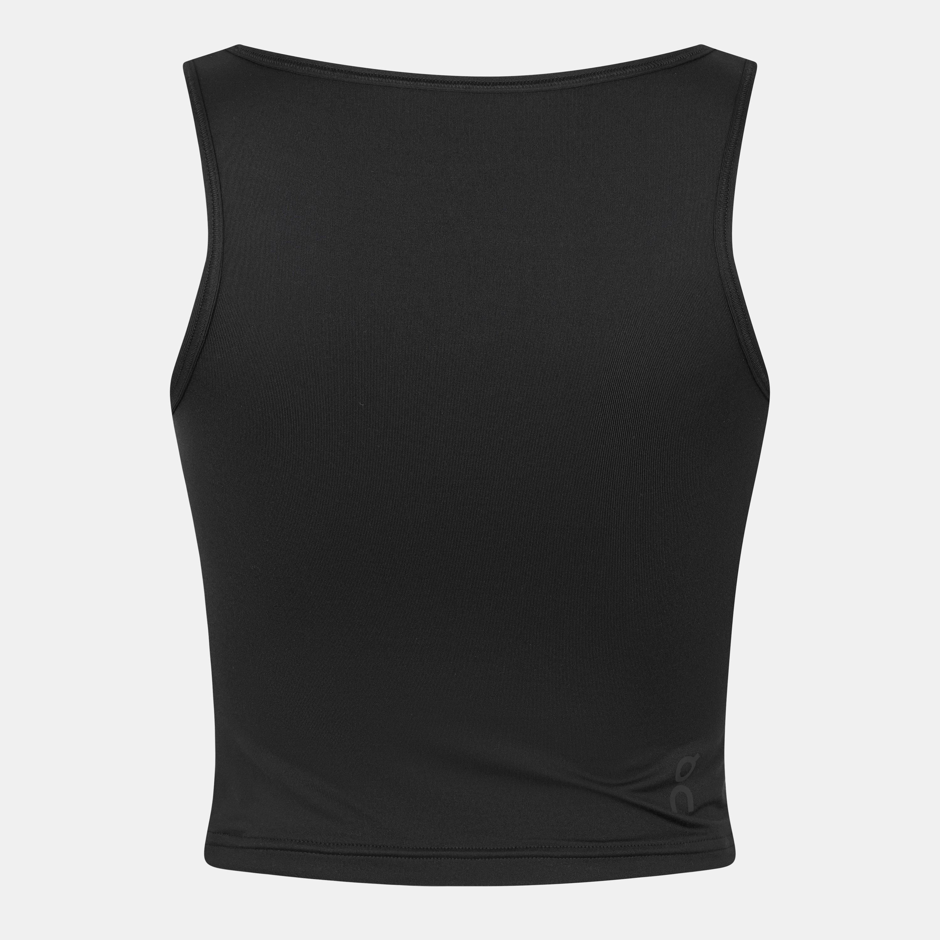 Black - On - Women's Performance Gym Vest - 2
