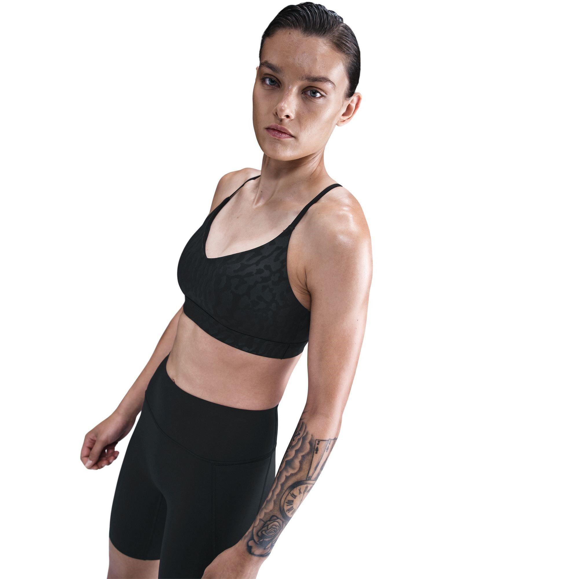 Nike Women's Indy Unvrsa Bra Ld61 - Blk/Ant/Smk Gry - 10 (S)