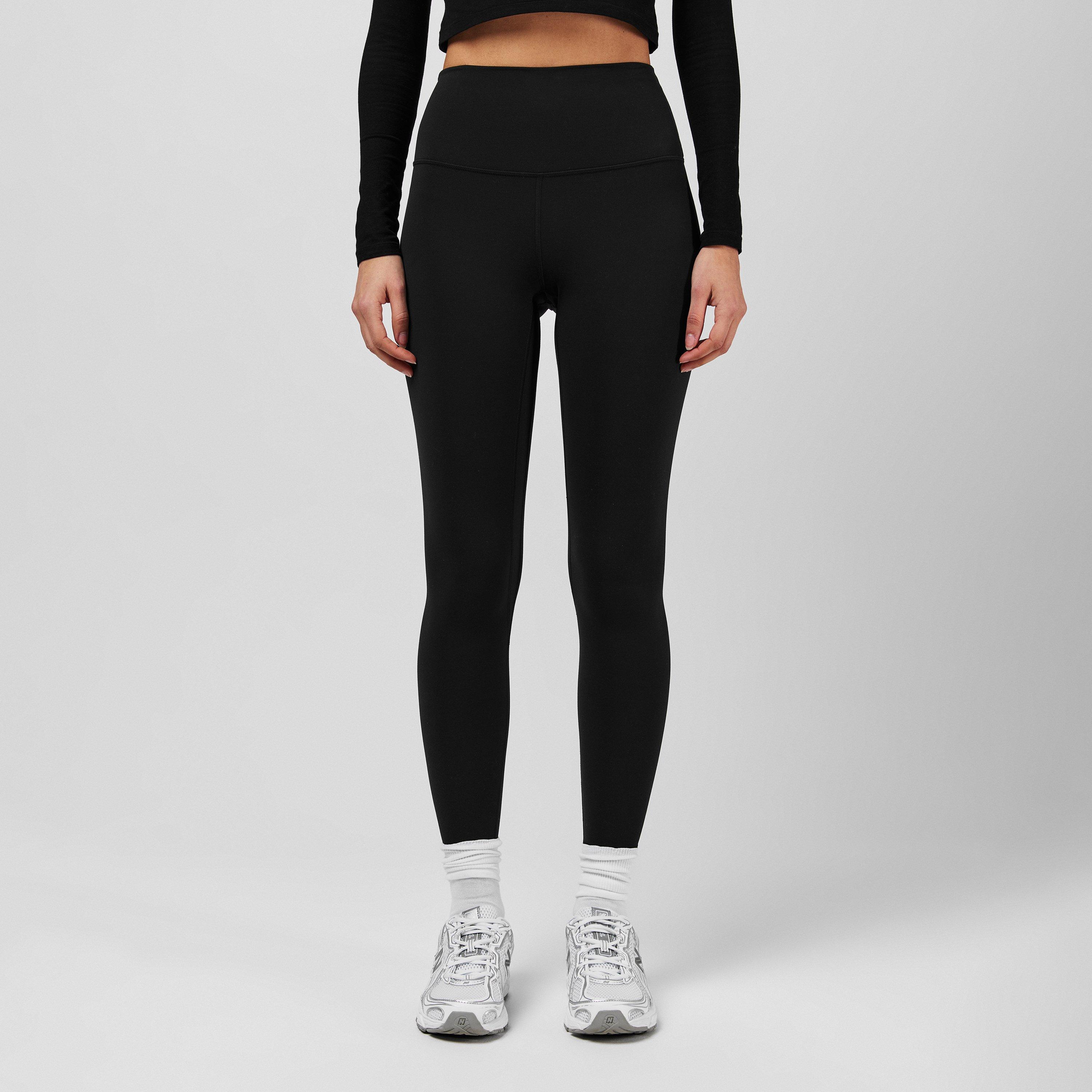 Black - Lululemon - Womens Nylon Align High Rise 25 Yoga Pants - 3