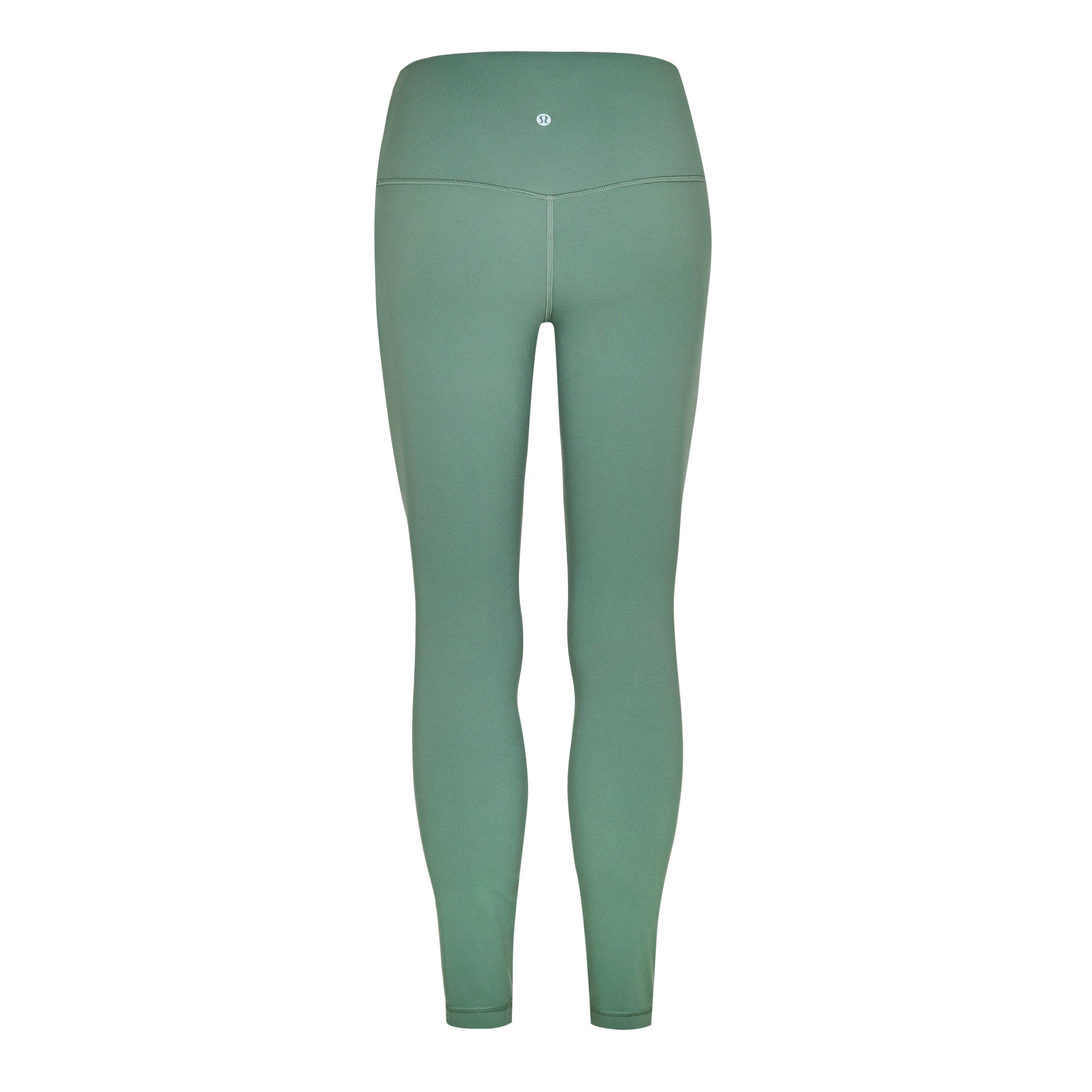 Eucalyptus - Lululemon - Womens Nylon Align High Rise 25 Yoga Pants - 6