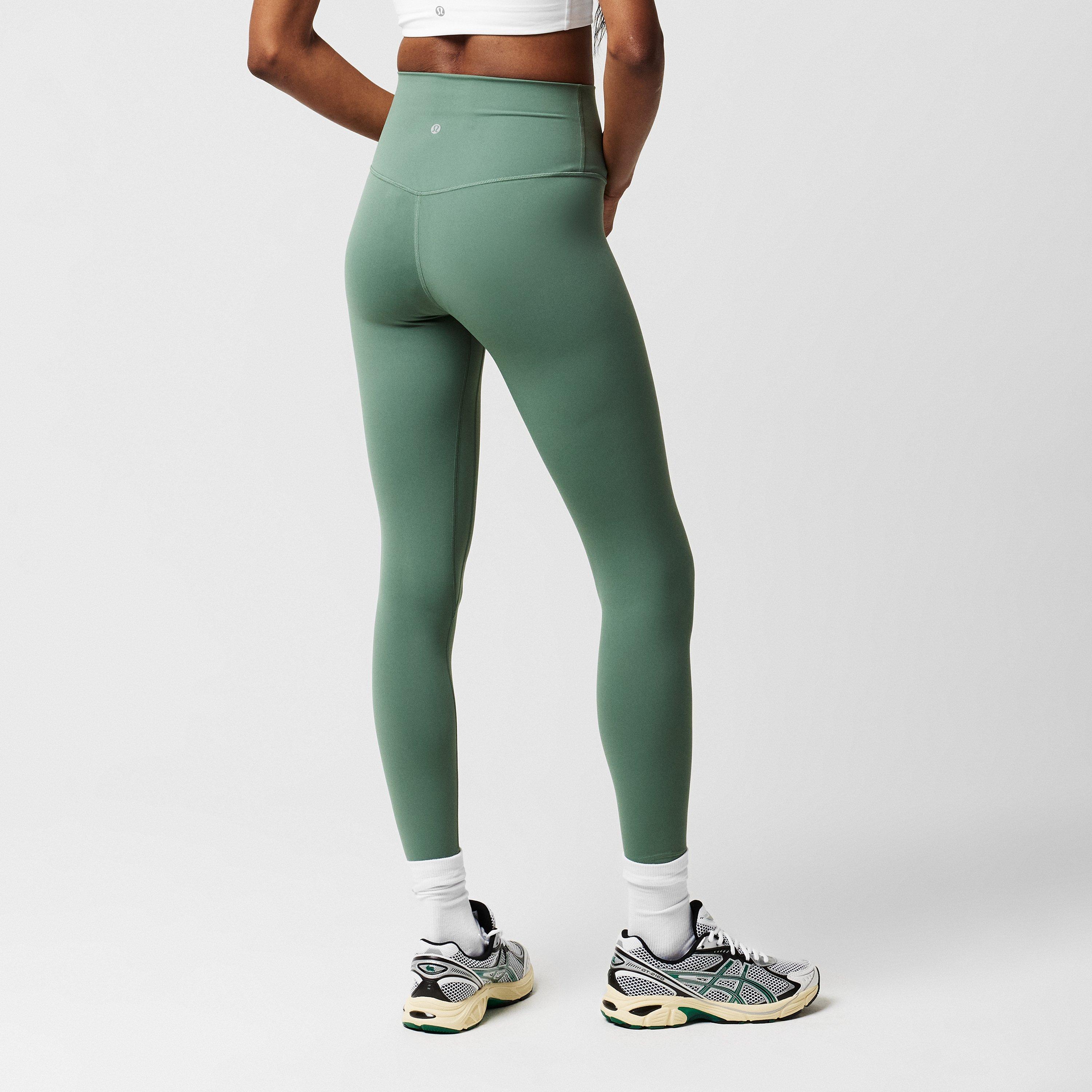 Eucalyptus - Lululemon - Womens Nylon Align High Rise 25 Yoga Pants - 3