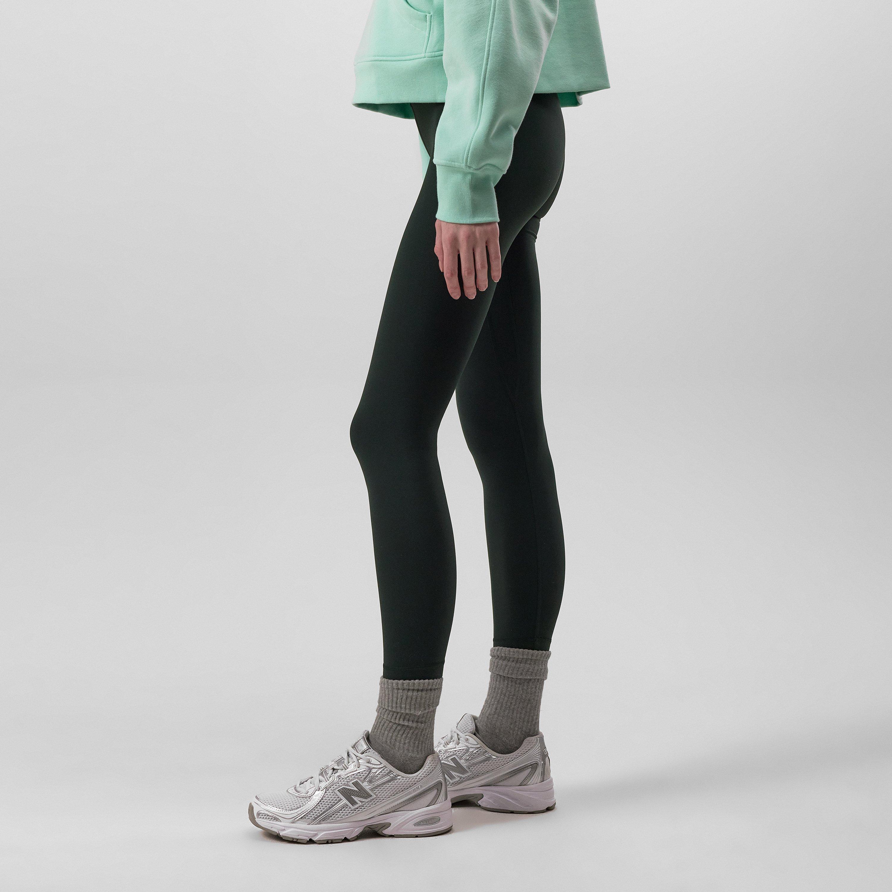 Rainforest Grn - Lululemon - Womens Nylon Align High Rise 25 Yoga Pants - 2