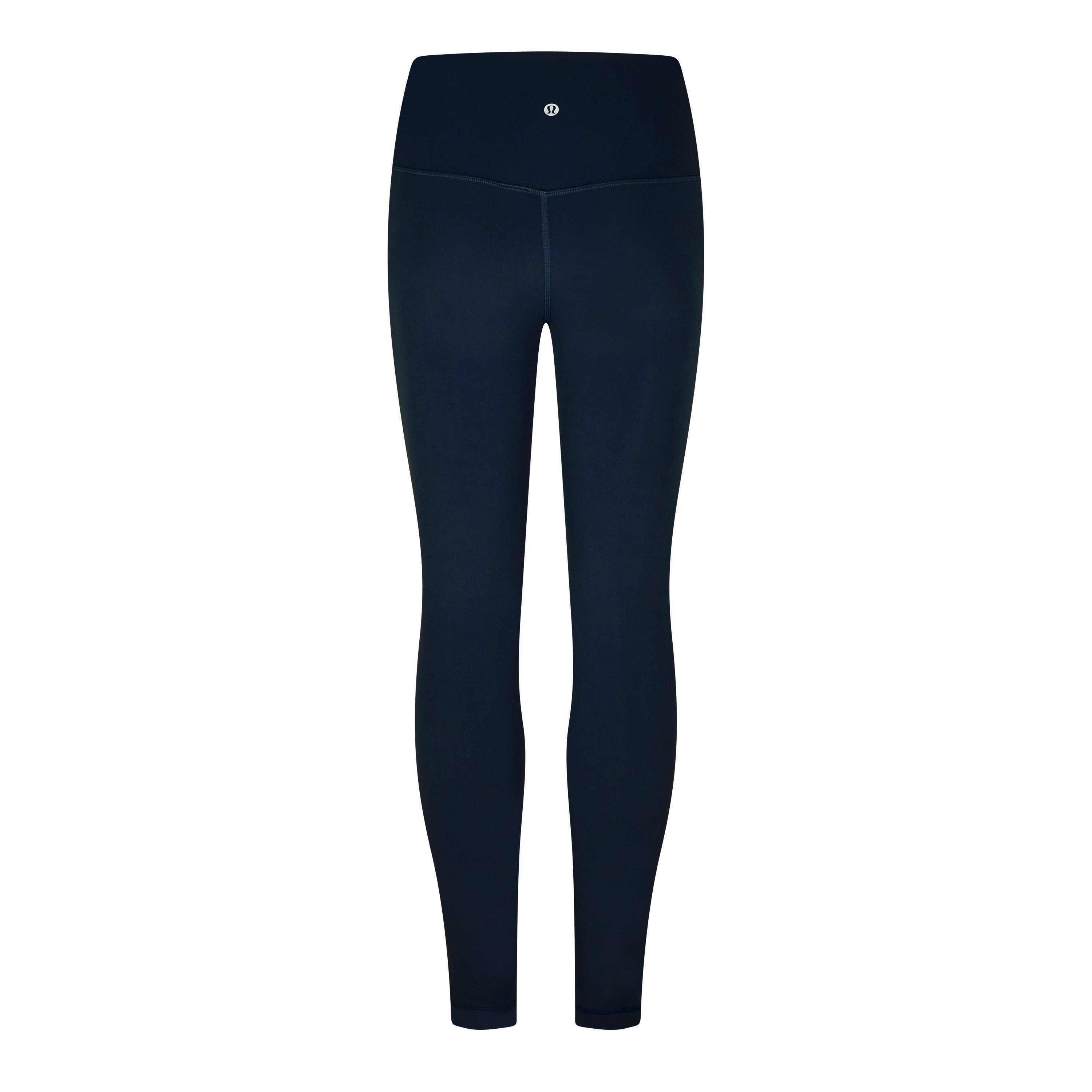 True Navy - Lululemon - Womens Nylon Align High Rise 25 Yoga Pants - 2